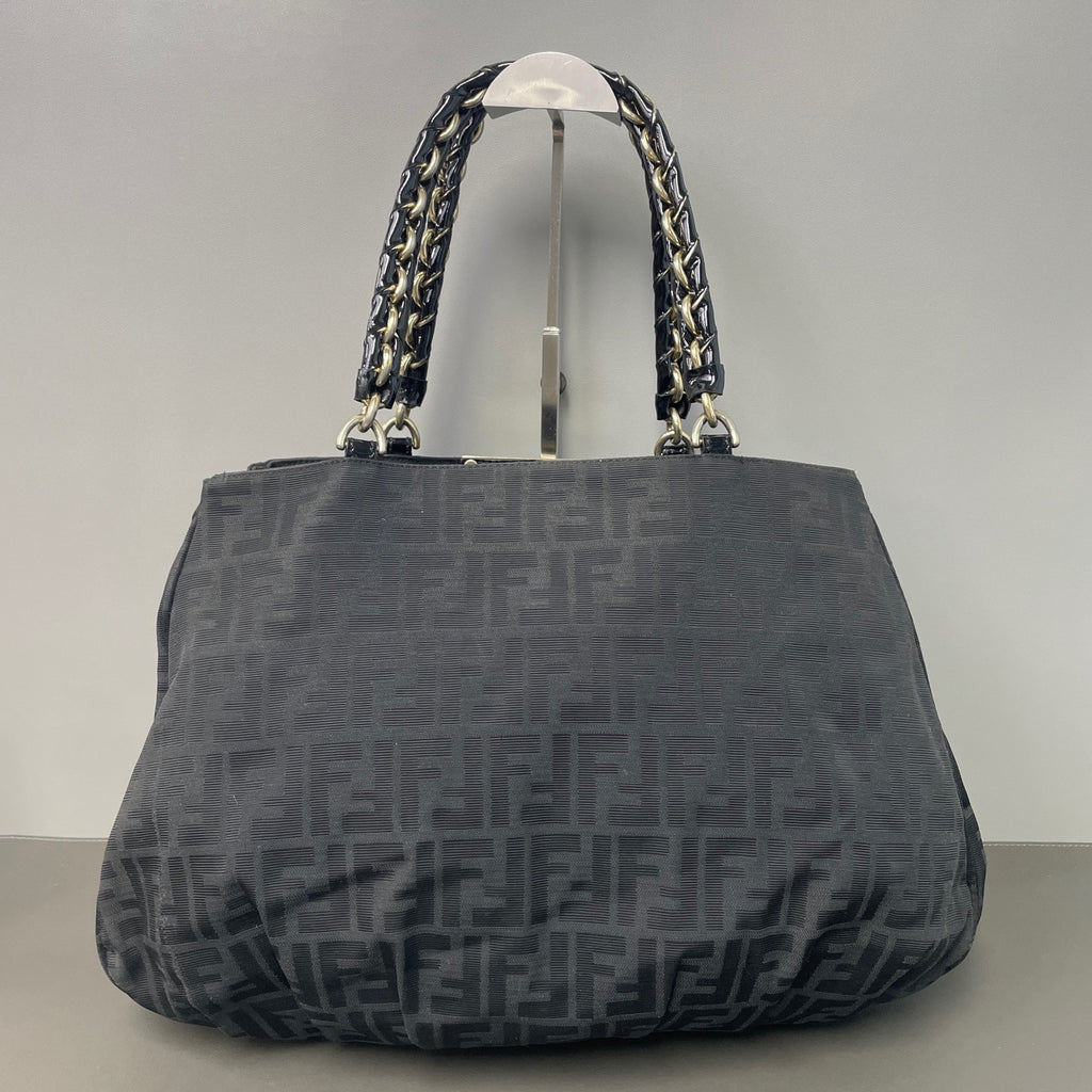 Fendi Zucca Monogram Mia Chain Tote Bag  LDZ0018