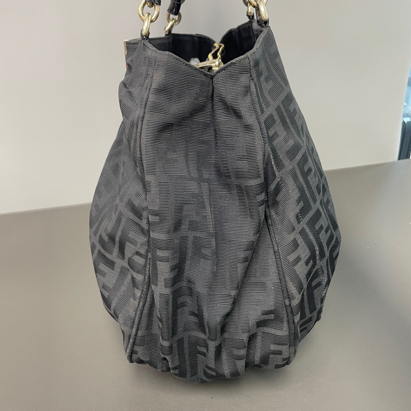 Fendi Zucca Monogram Mia Chain Tote Bag  LDZ0018