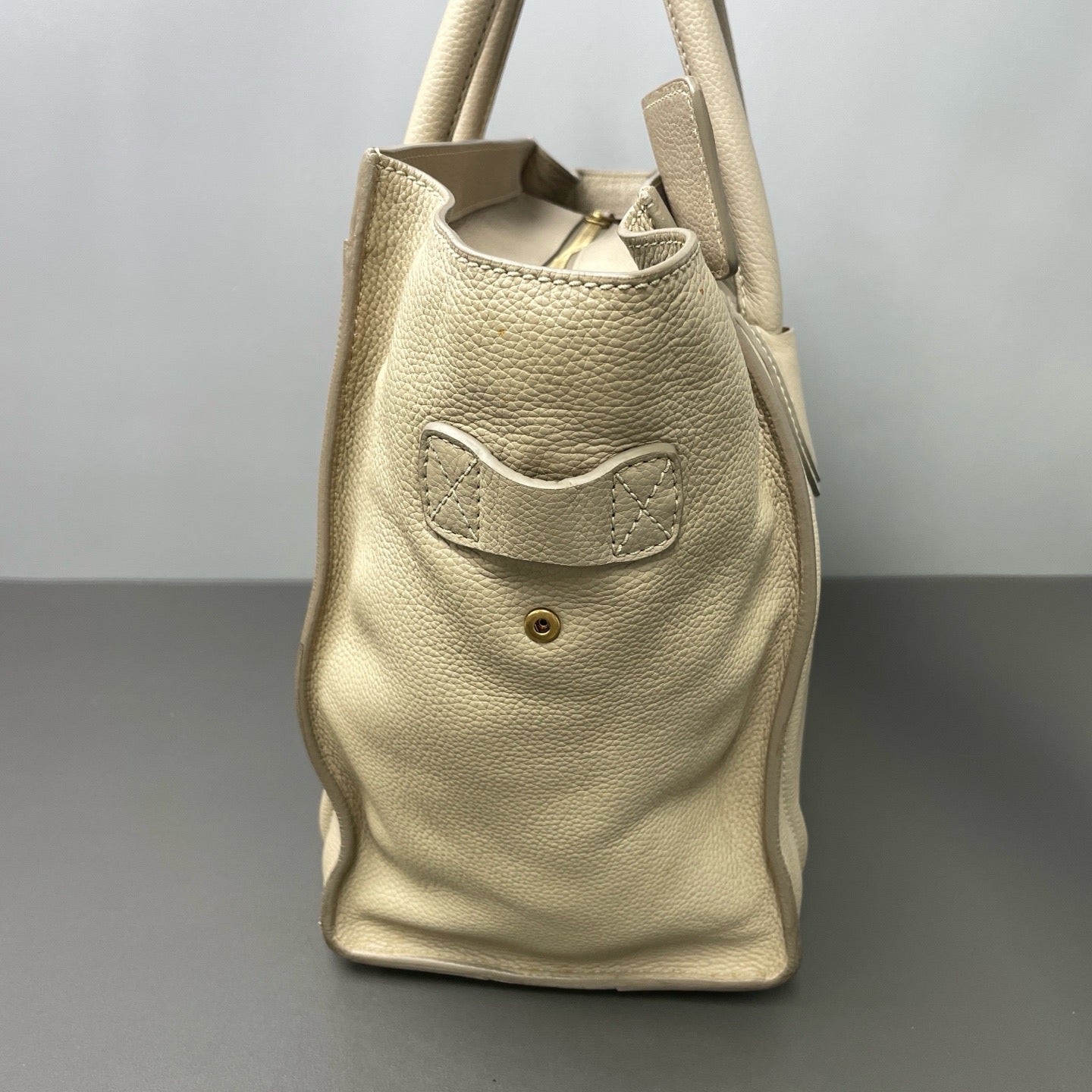 Celine Luggage Micro Handbag (Drummed Calfskin) LDZ0020