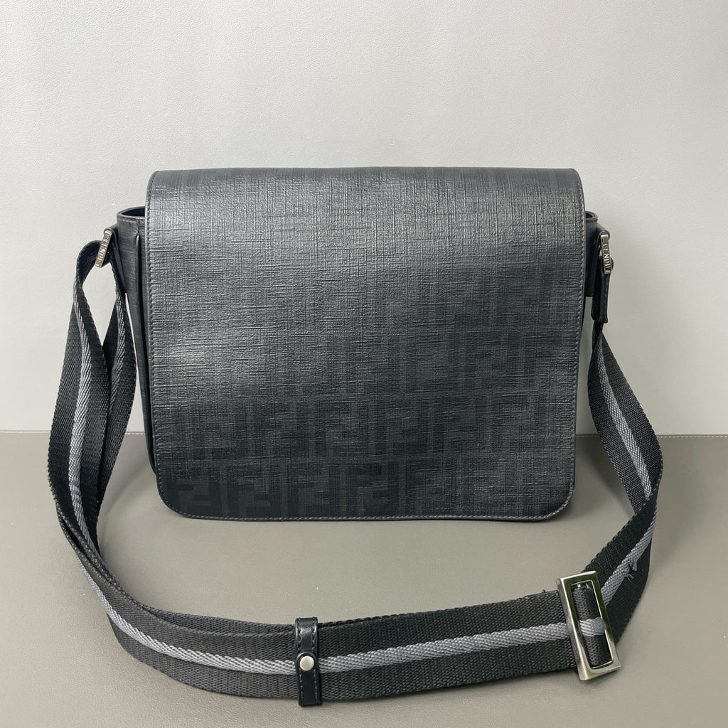 Fendi Zucca FF Monogram  Coated Canvas Messenger Bag (Men's) LDZ0021
