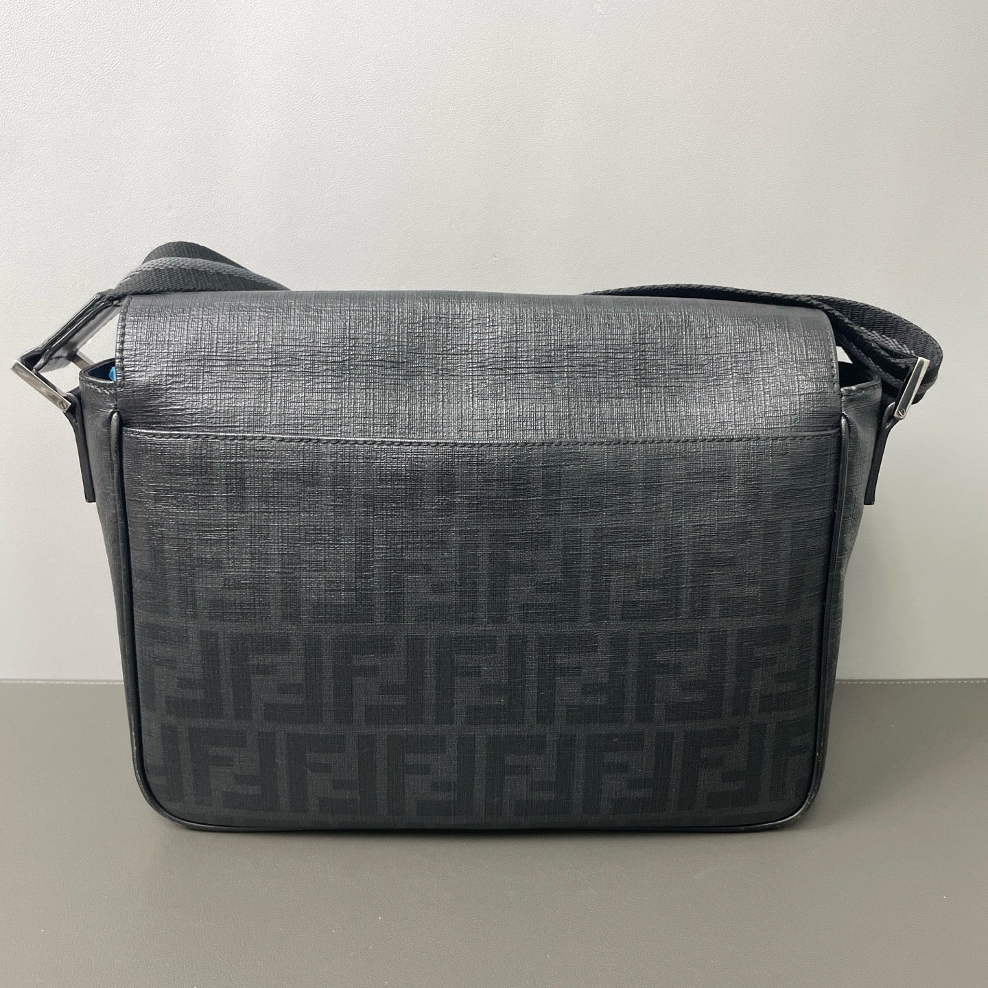Fendi Zucca FF Monogram  Coated Canvas Messenger Bag (Men's) LDZ0021