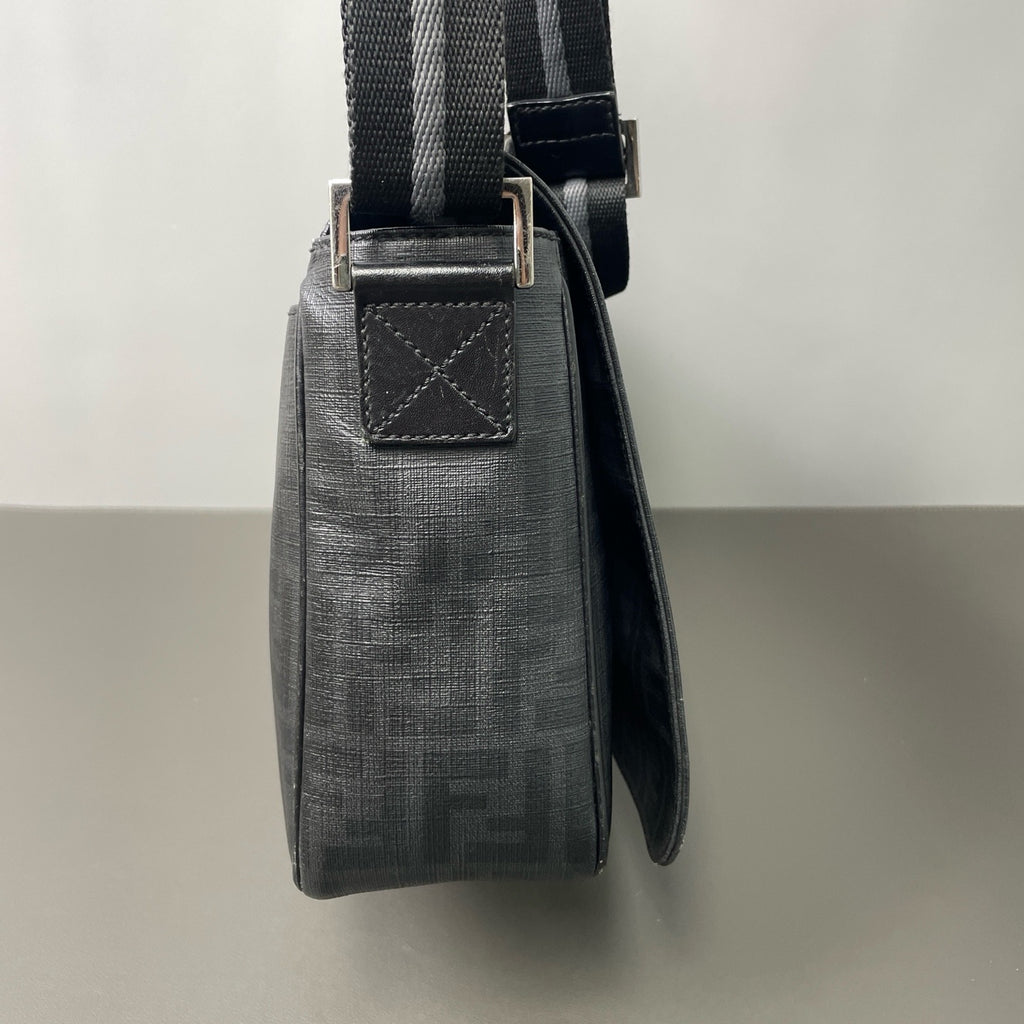 Fendi Zucca FF Monogram  Coated Canvas Messenger Bag (Men's) LDZ0021