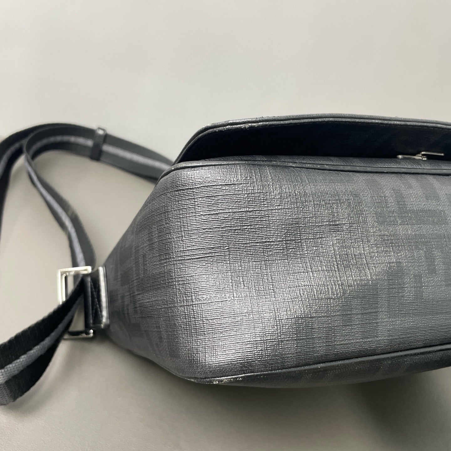 Fendi Zucca FF Monogram  Coated Canvas Messenger Bag (Men's) LDZ0021