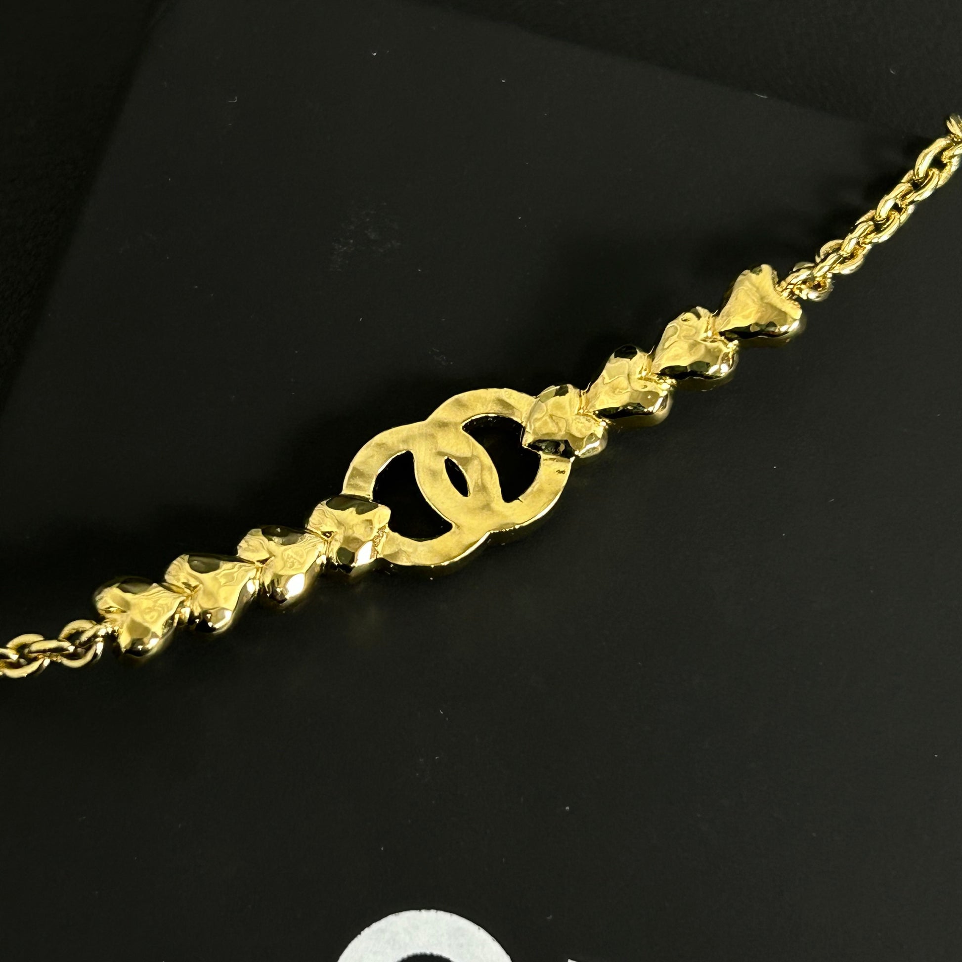 Chanel CC Logo Crystal Choker Necklace LDZ0046