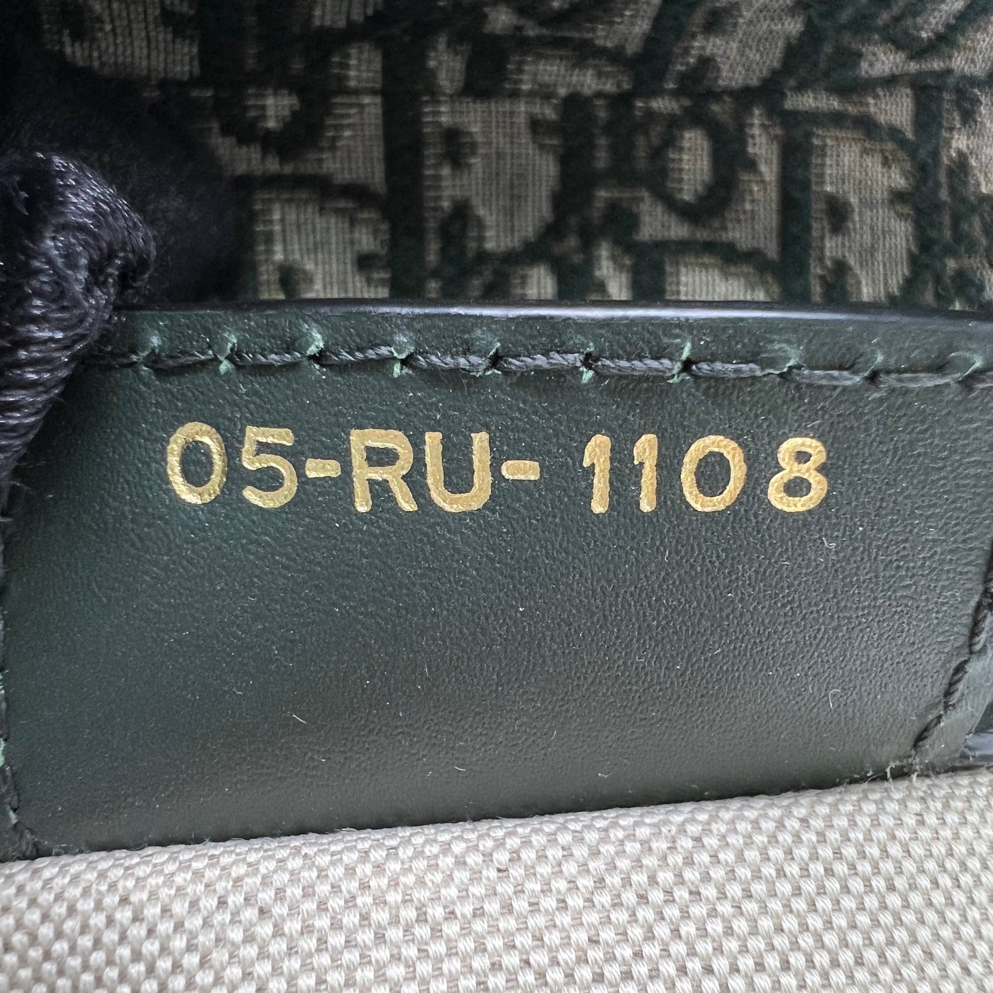Dior Blue Oblique Jacquard Saddle Bag B22457
