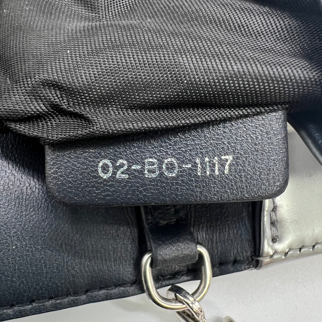 Diorama Wallet on Chain Cannage Embossed Calfskin B22416
