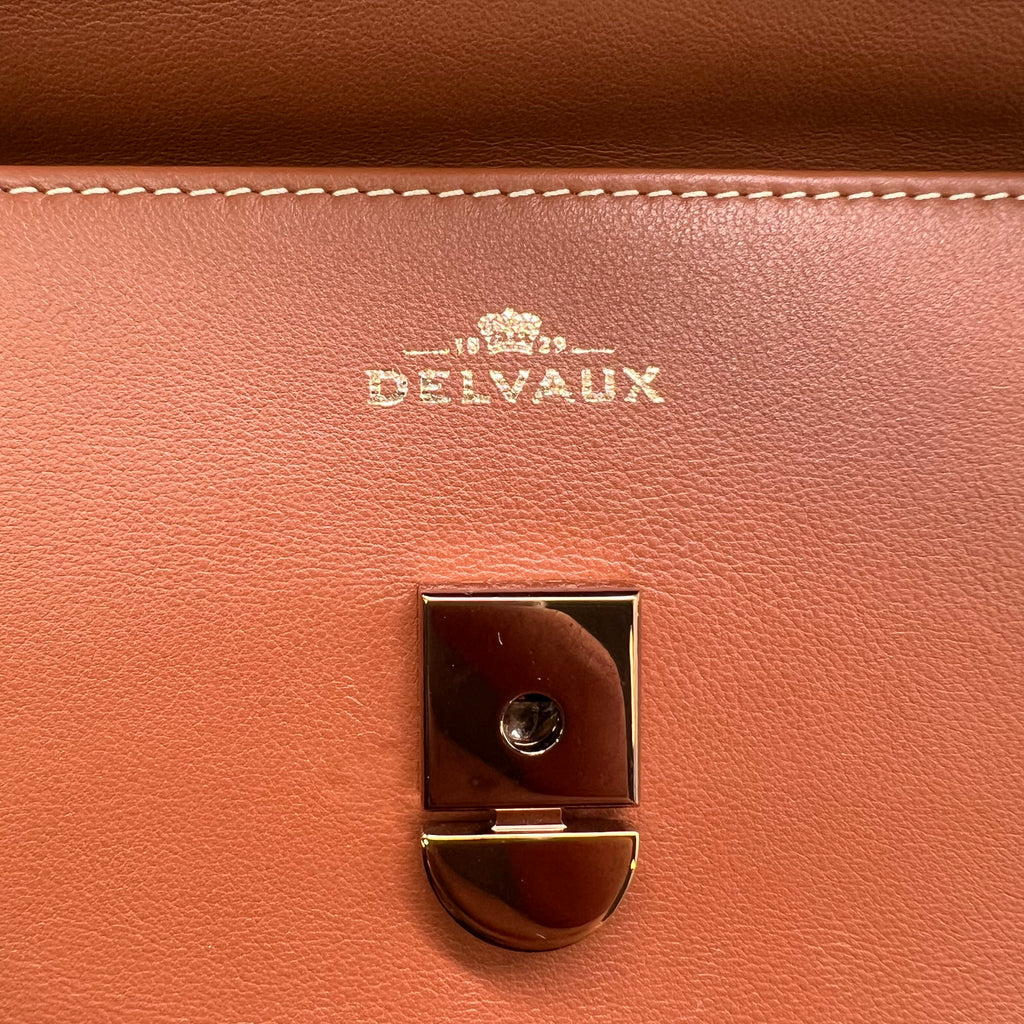 Delvaux Tempête MM Bag in Bi-Color Supple Calfskin B22422