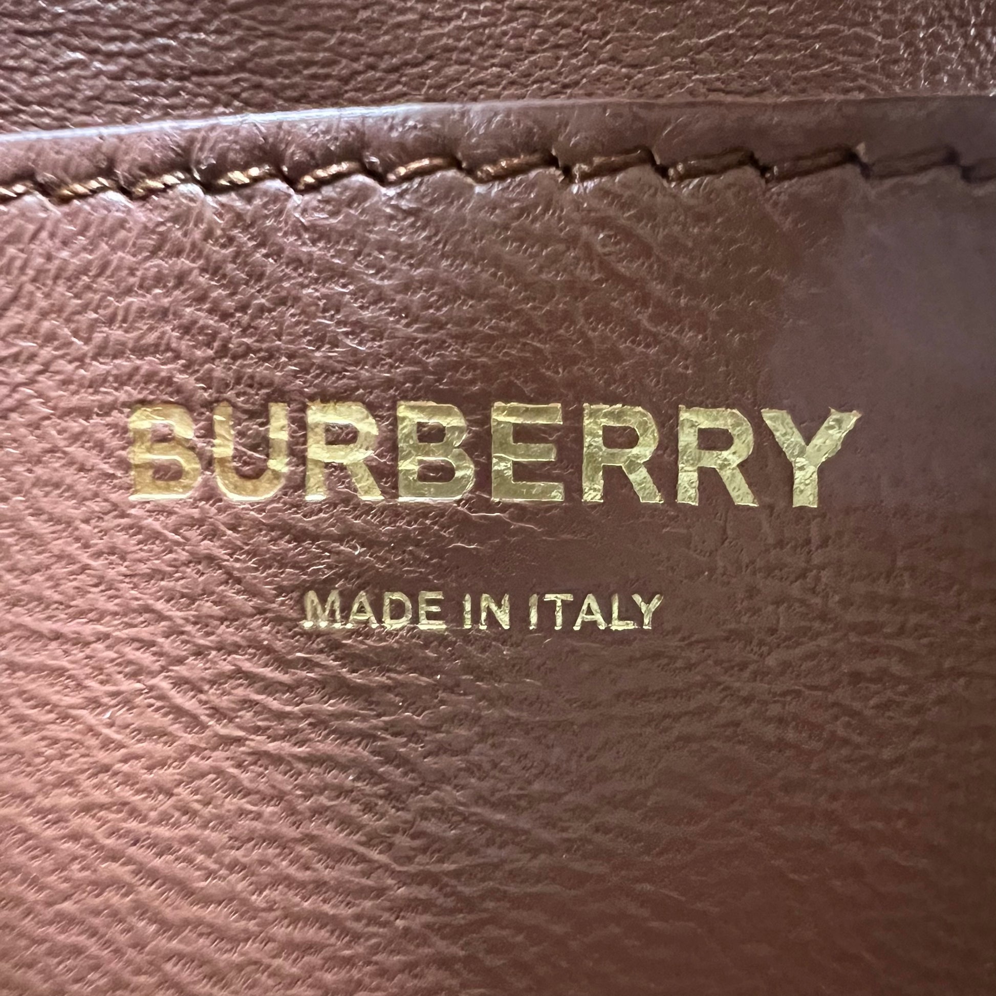 Burberry calfskin leather TB belt bag B22546