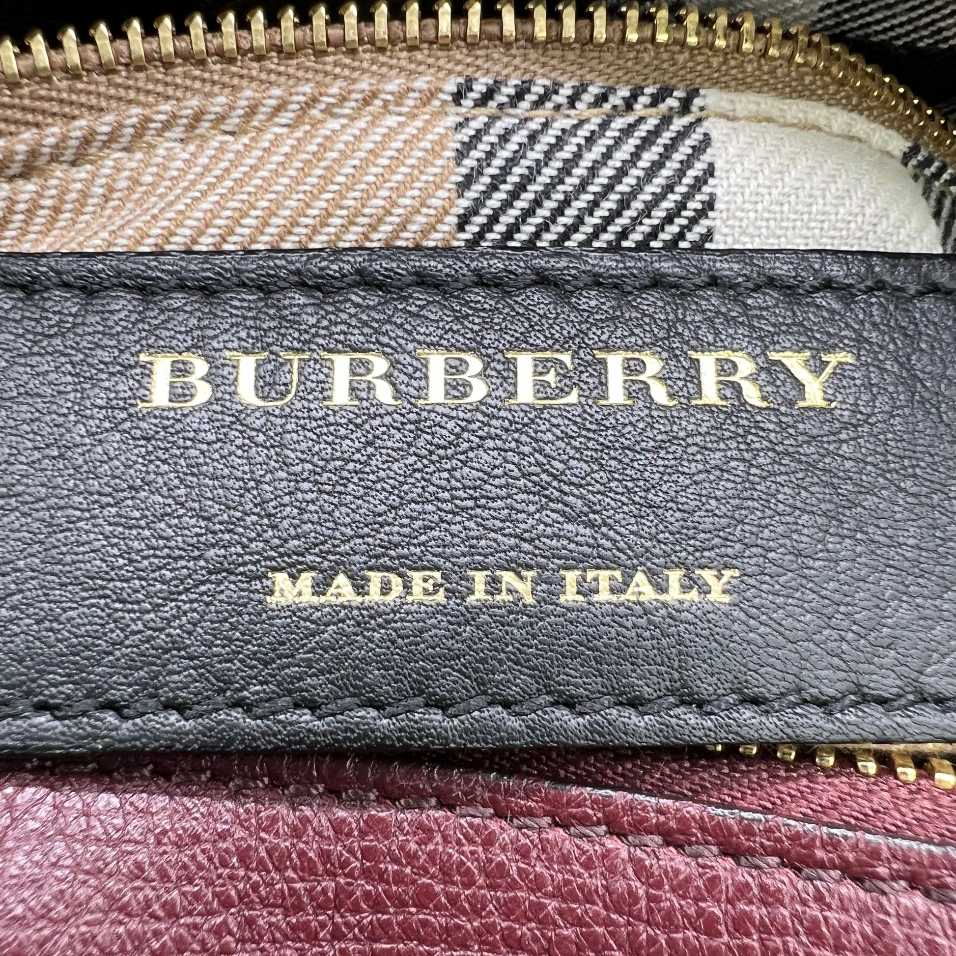 House Check Top Handle Bag B22524