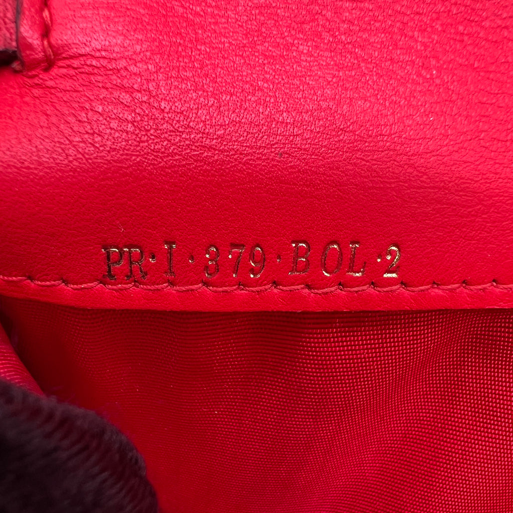 Red Studded Wallet On Strap B22545