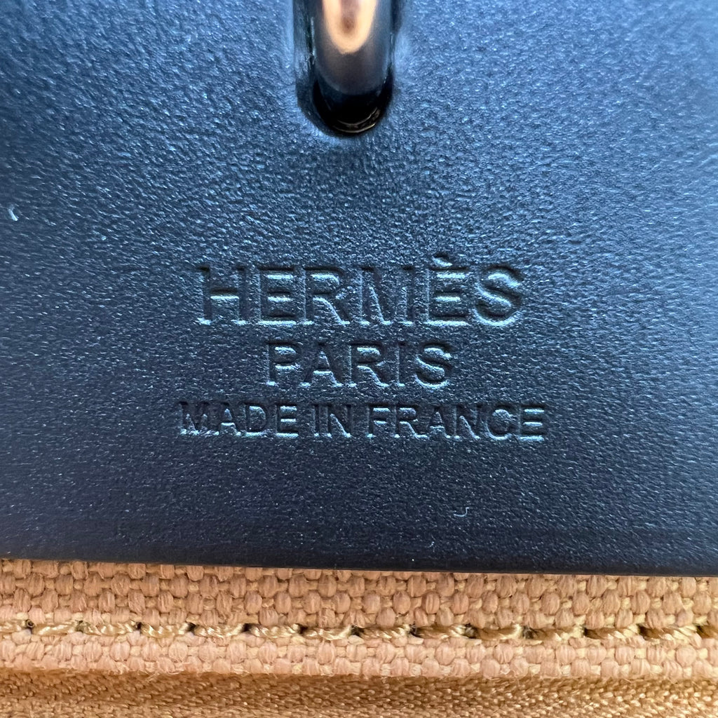 Vache Hunter Toile Herbag Zip 31 PM Jaune D'Or Bleu Izmir twins B22093