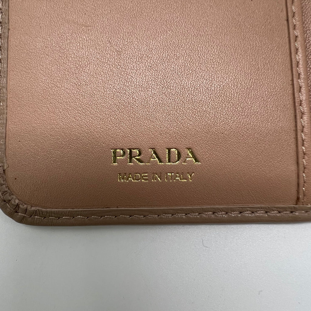 Prada Saffiano Leather Medium Bifold Wallet W22166