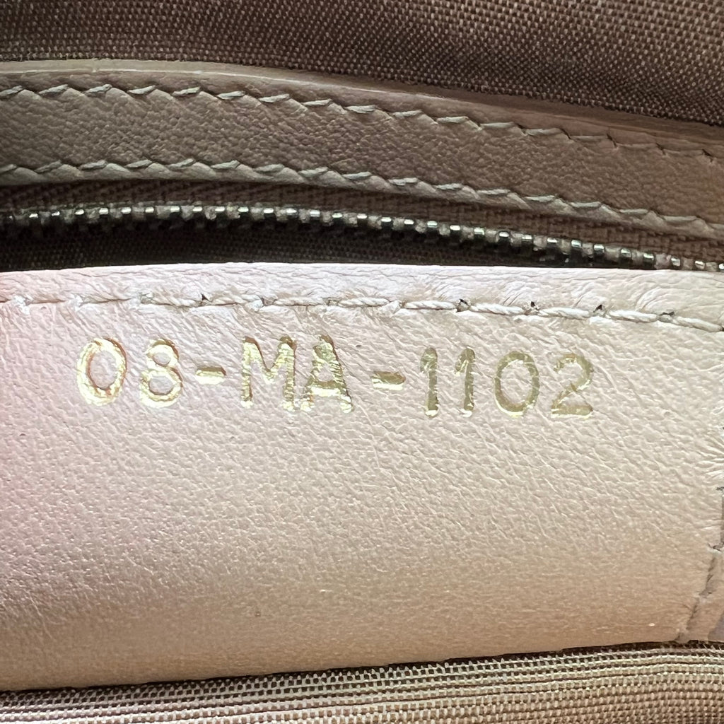 Christian Dior Lambskin Cannage Granville Polochon Tote Bag B22633