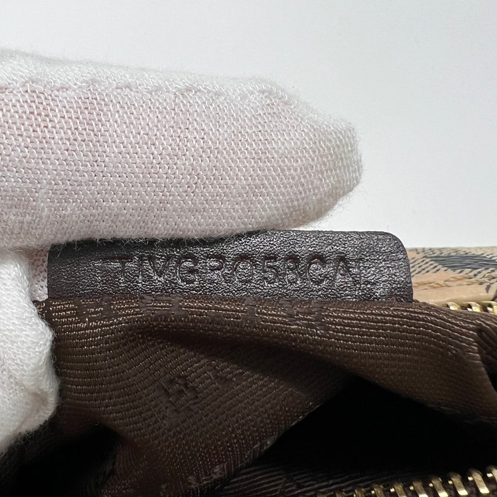 Burberry Haymarket Check Travel Cosmetic Pouch W22190