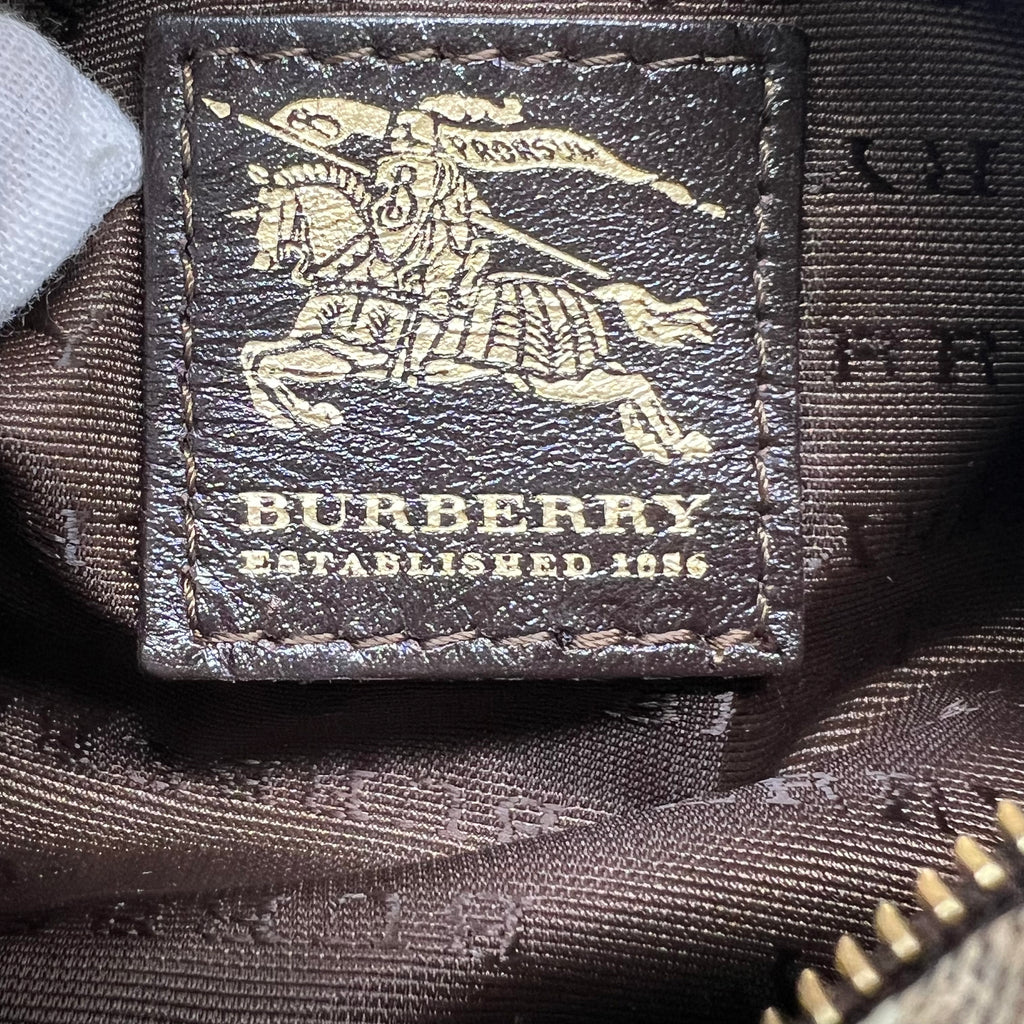 Burberry Haymarket Check Travel Cosmetic Pouch W22190