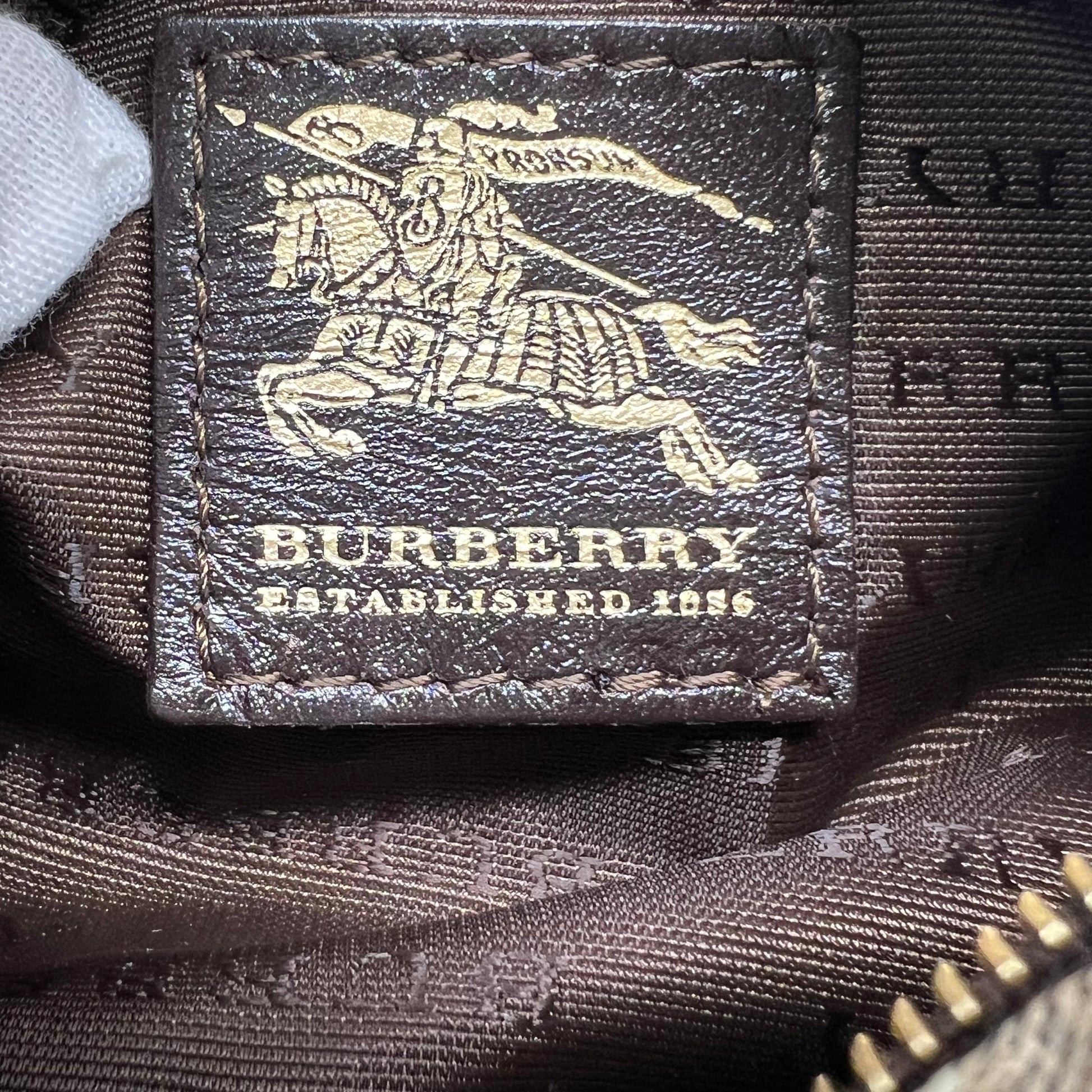 Burberry Haymarket Check Travel Cosmetic Pouch W22190