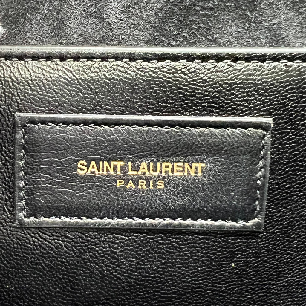 Saint Laurent Monogram Cassandre Flap Pouch Clutch W22029