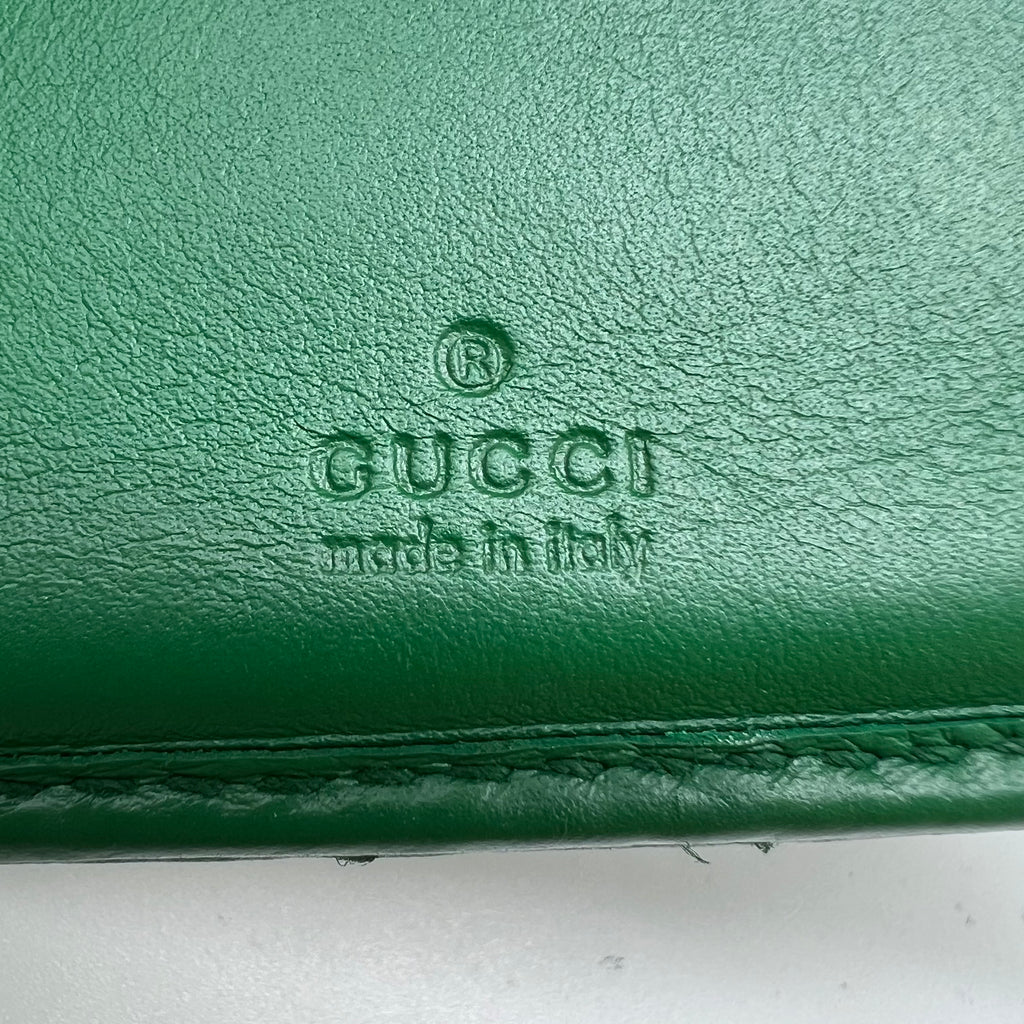 Gucci GG Marmont Matelassé Card Case Wallet W22217