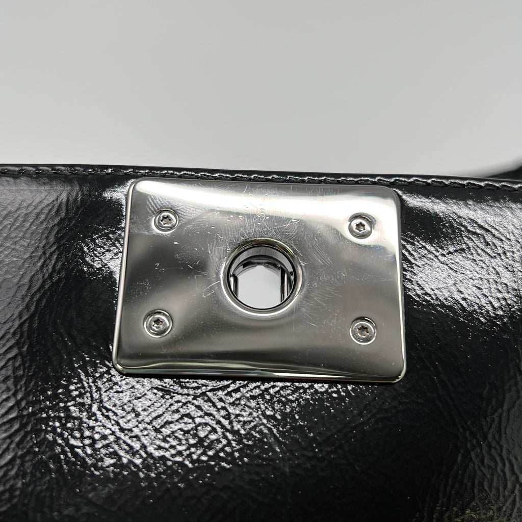 Boy patent leather crossbody bag