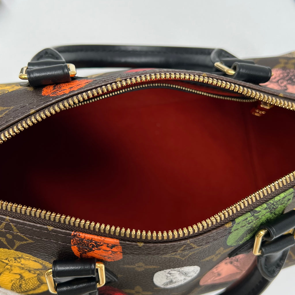 Louis Vuitton x Fornasetti Speedy Bandouliere 25 Monogram Cameo handbag