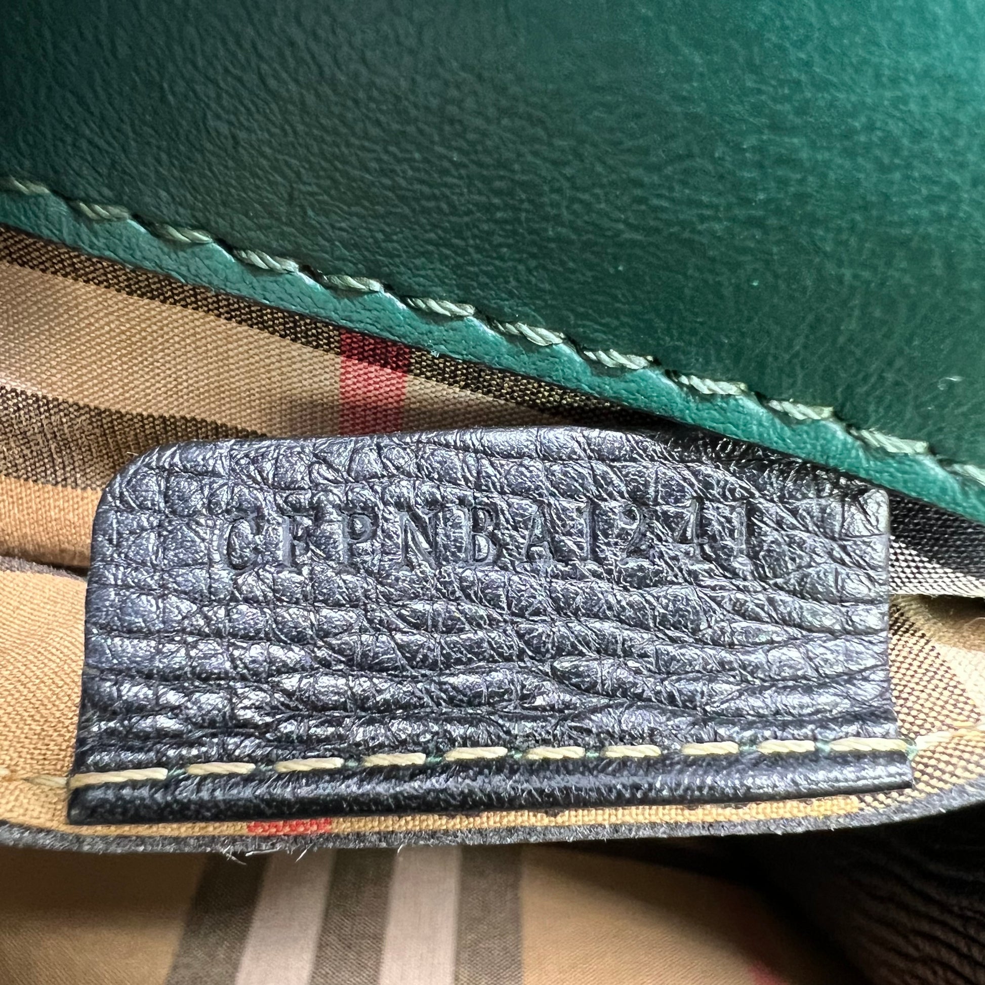 Burberry Small Macken Two-Tone Leather Crossbody Bag B22506