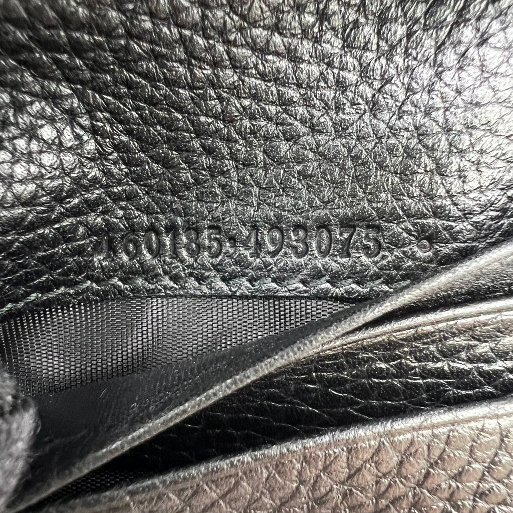 Gucci Animalier "Blind for Love" Bee Leather Card Case Wallet W22240