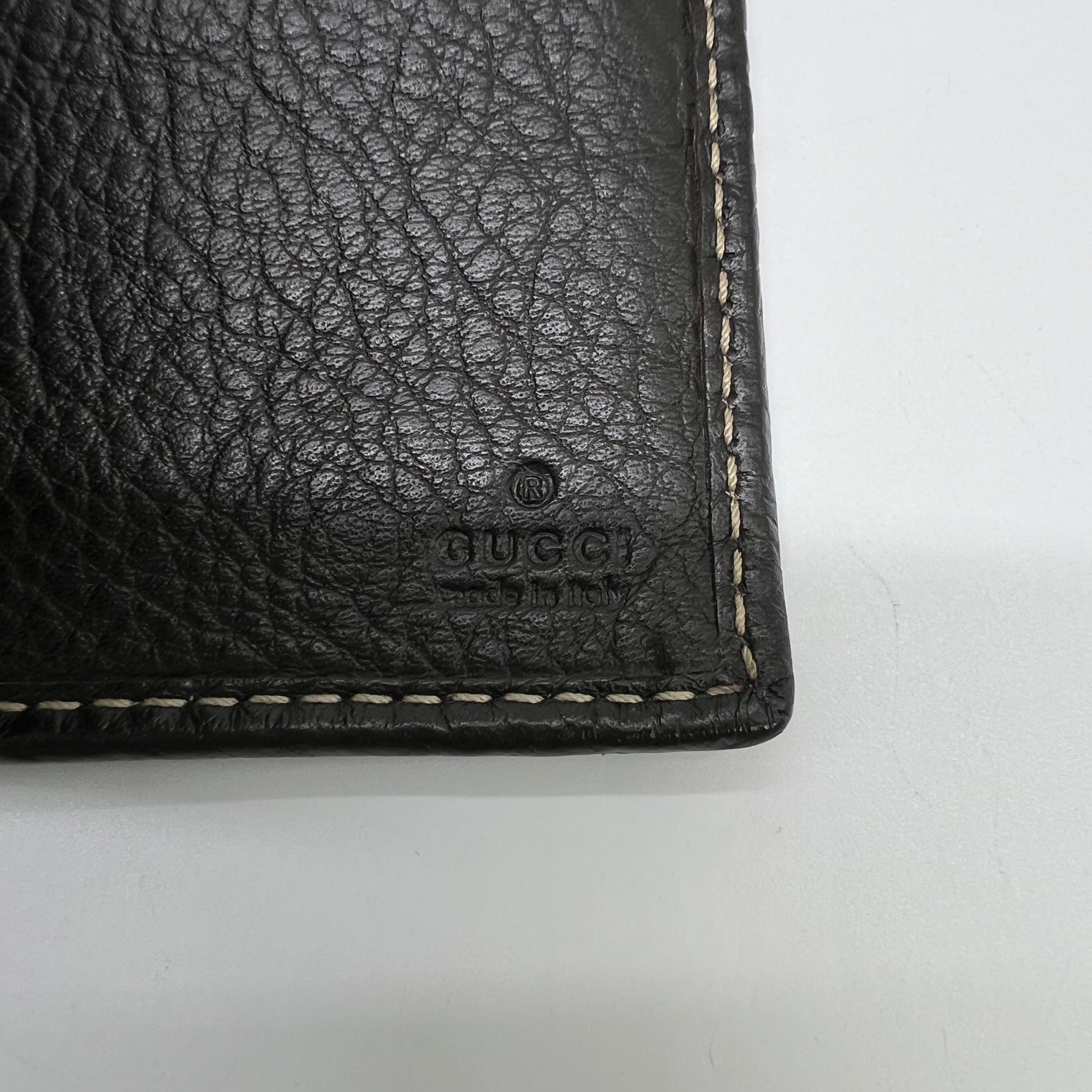 Gucci Guccissima Leather Zip Around Continental Wallet W22075