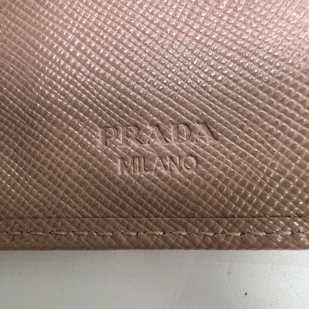 Prada Small Saffiano Leather Wallet W22100