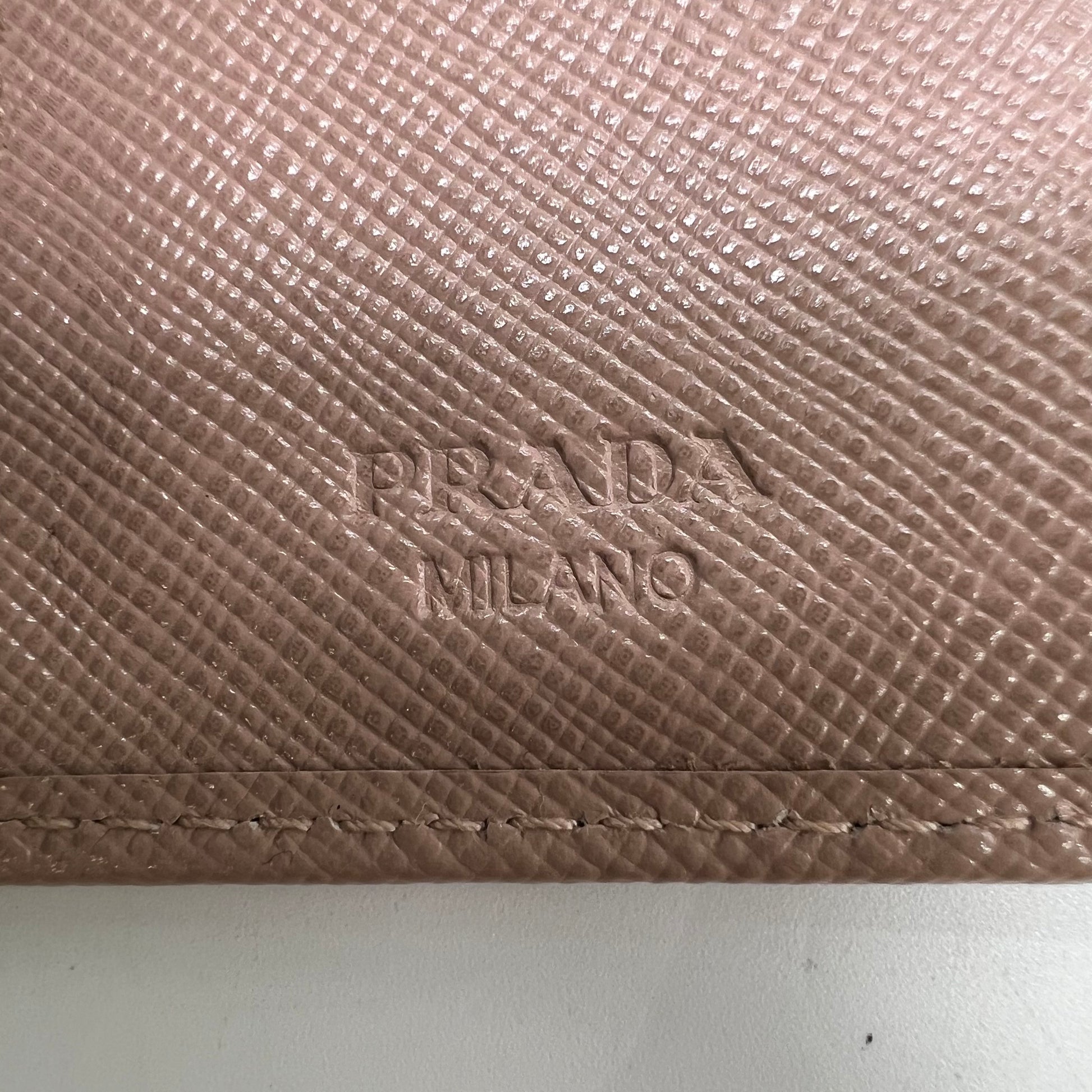 Prada Small Saffiano Leather Wallet W22100