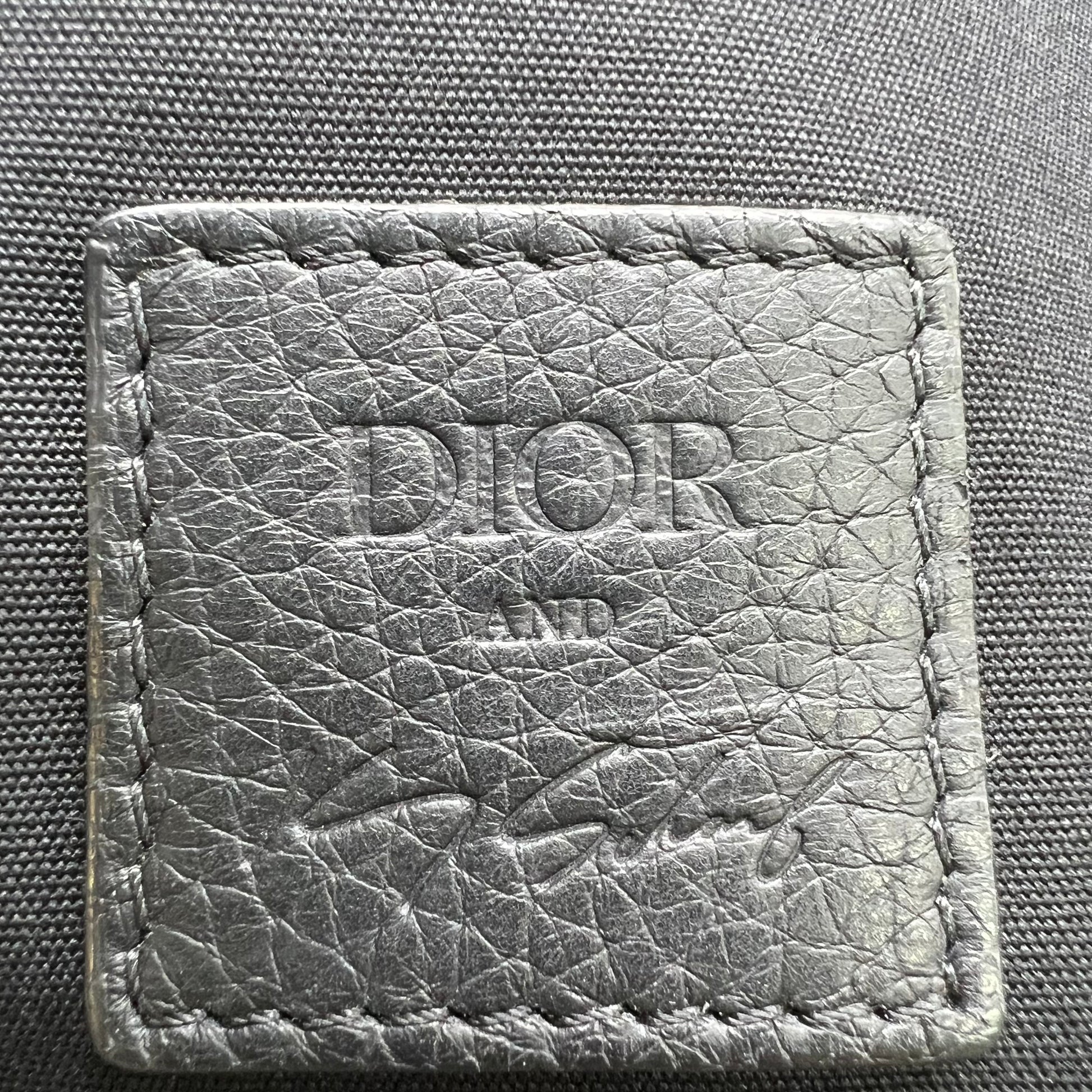 Christian Dior x Kenny Scharf Saddle Soft Bag in a multicolored jacquard canvas
