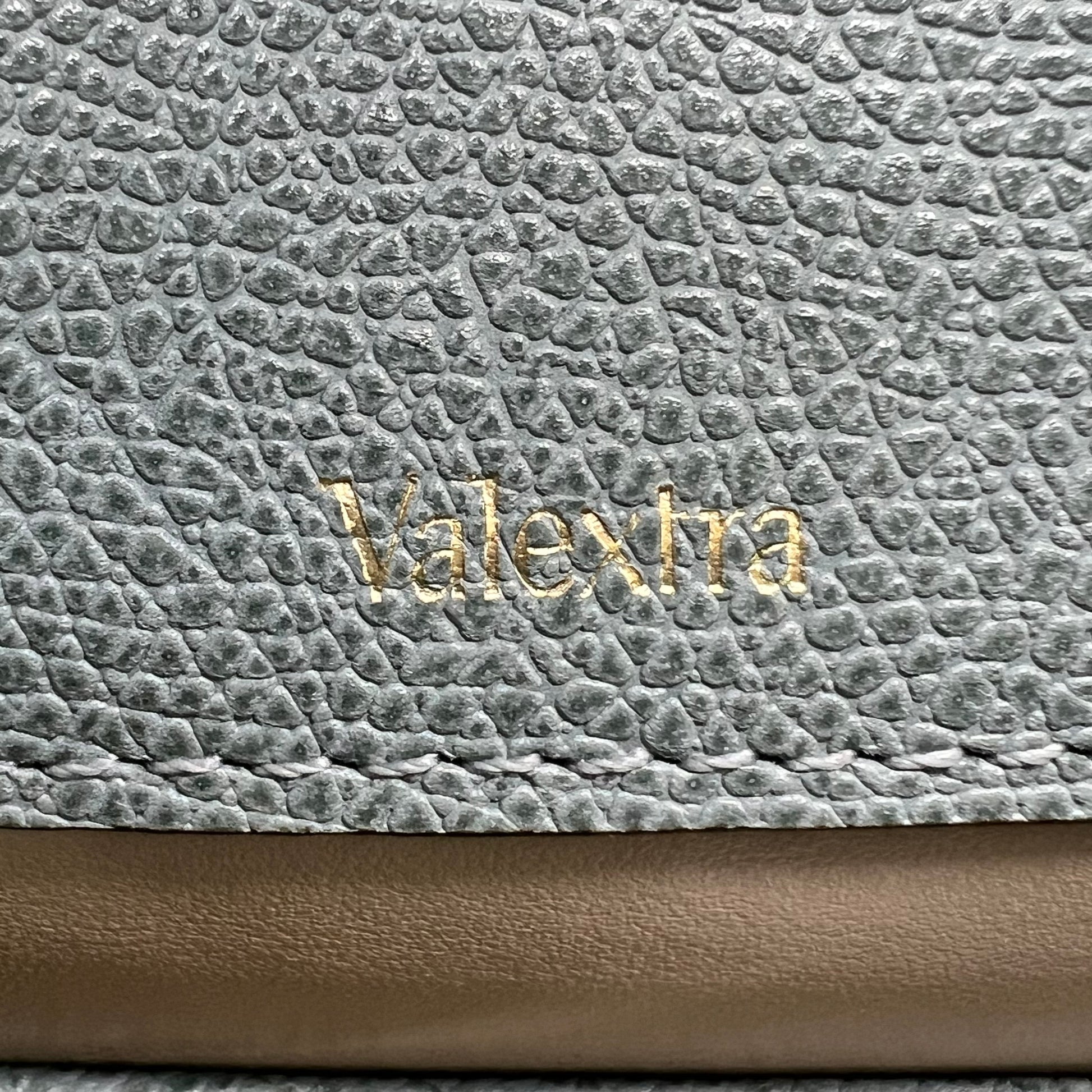 Valextra Iside bag in a blue leather