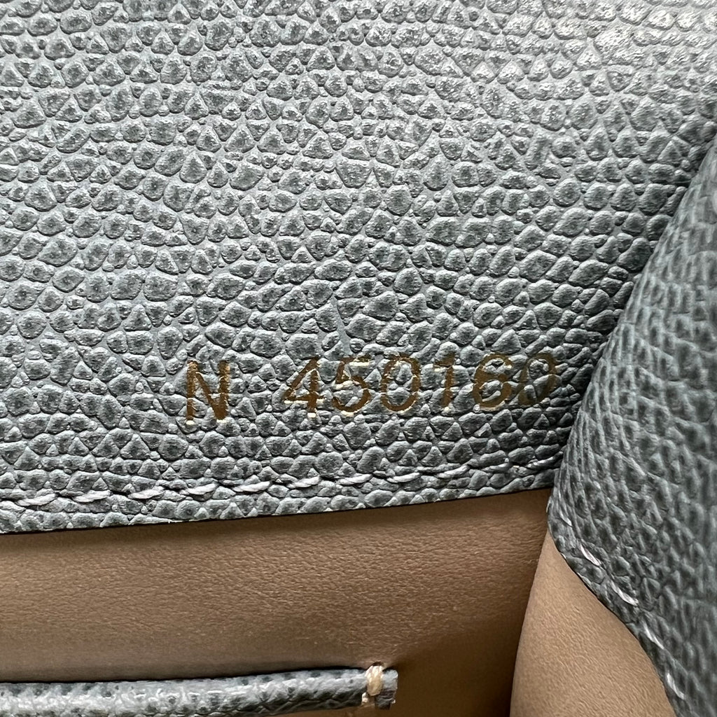 Valextra Iside bag in a blue leather