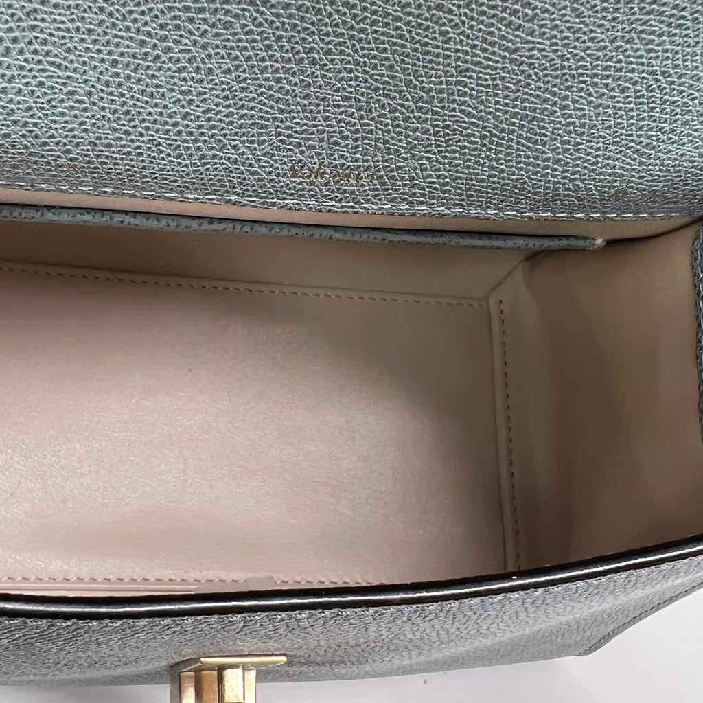 Valextra Iside bag in a blue leather