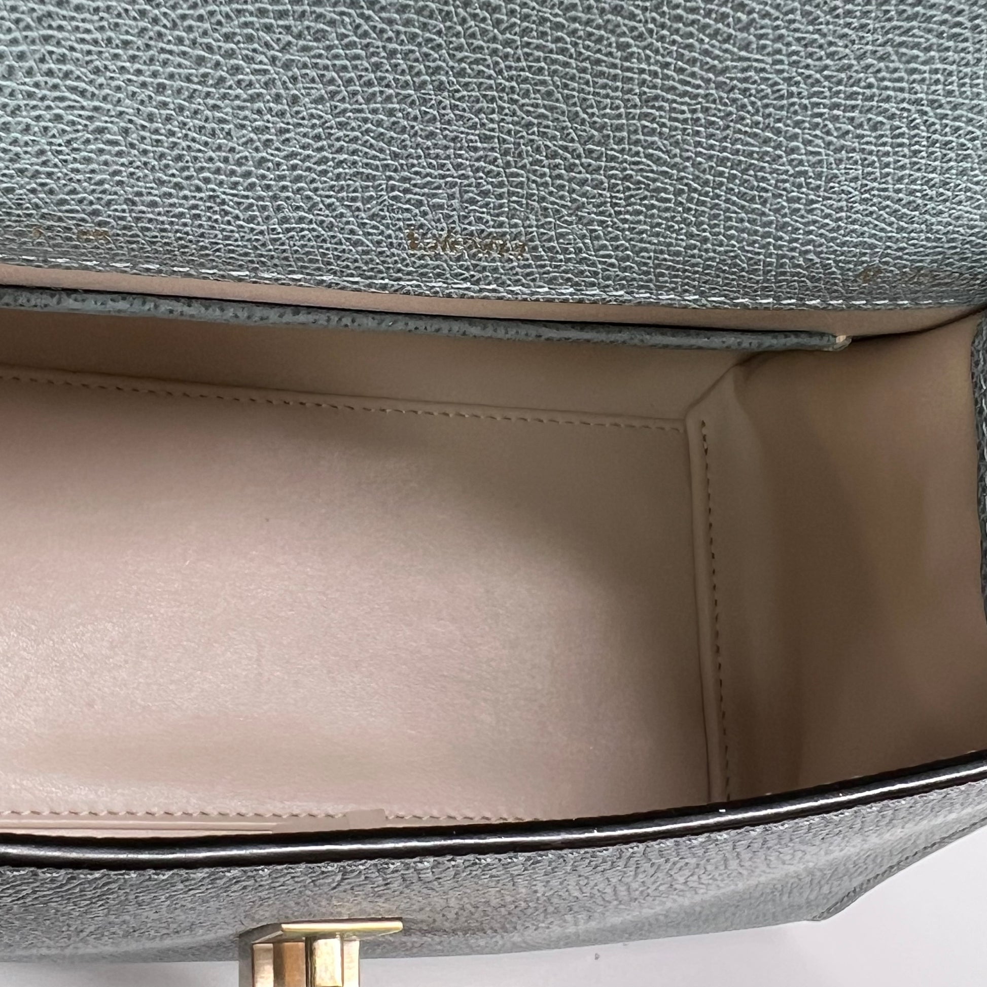 Valextra Iside bag in a blue leather