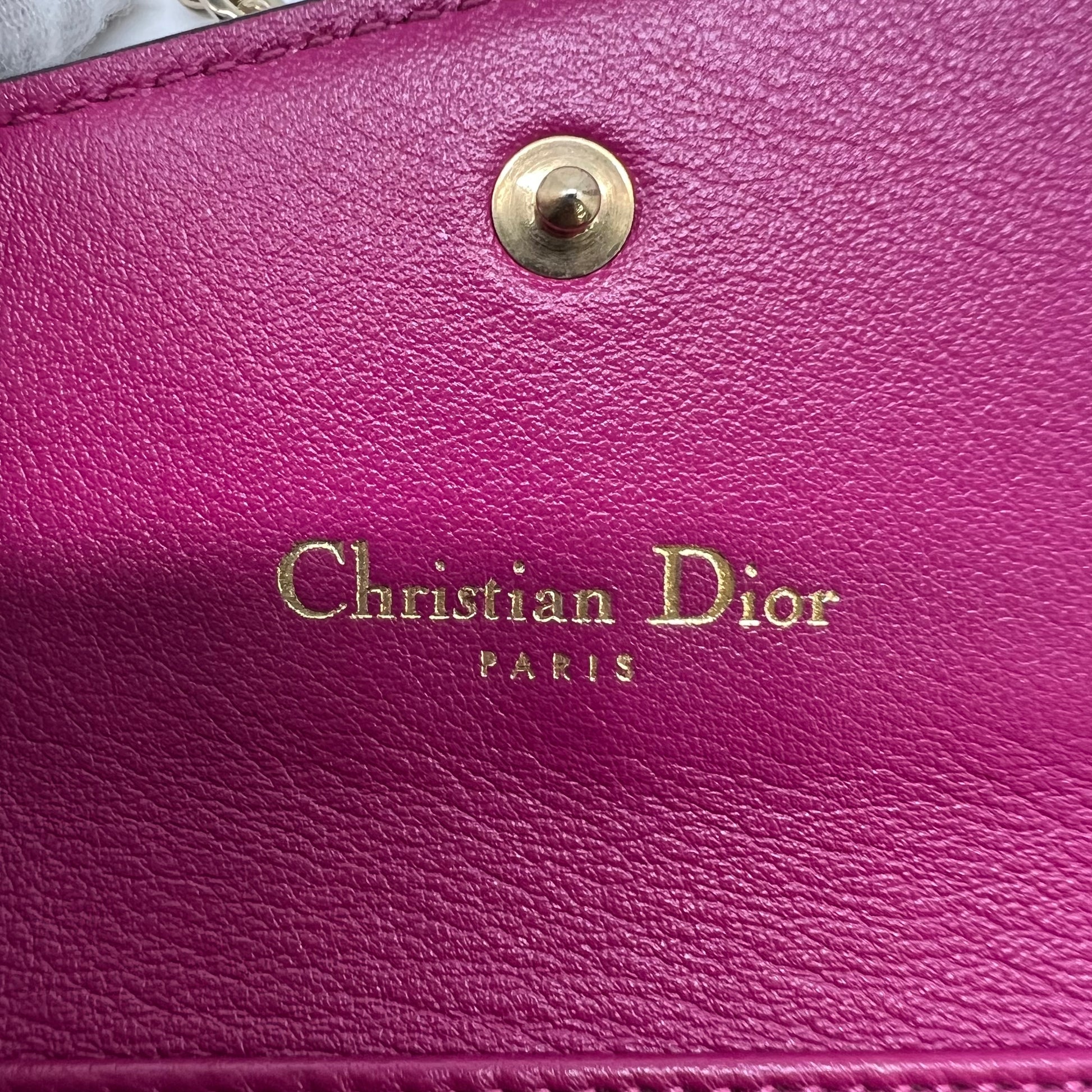 Christian Dior Diorissimo Rencontre Wallet on Chain B22918