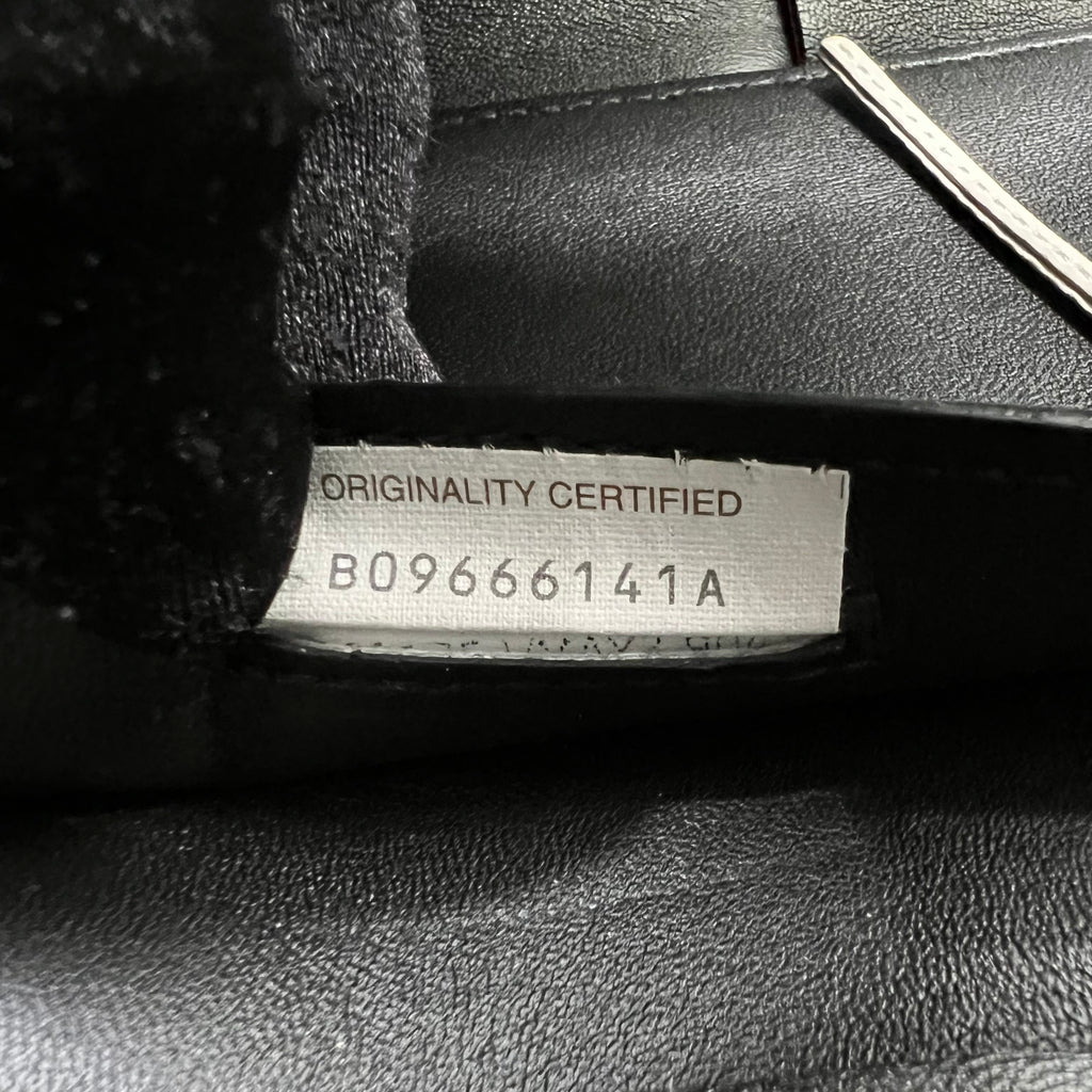 Bottega Veneta Grained Calfskin Maxi Intrecciato Small Arco Tote Bag B22932