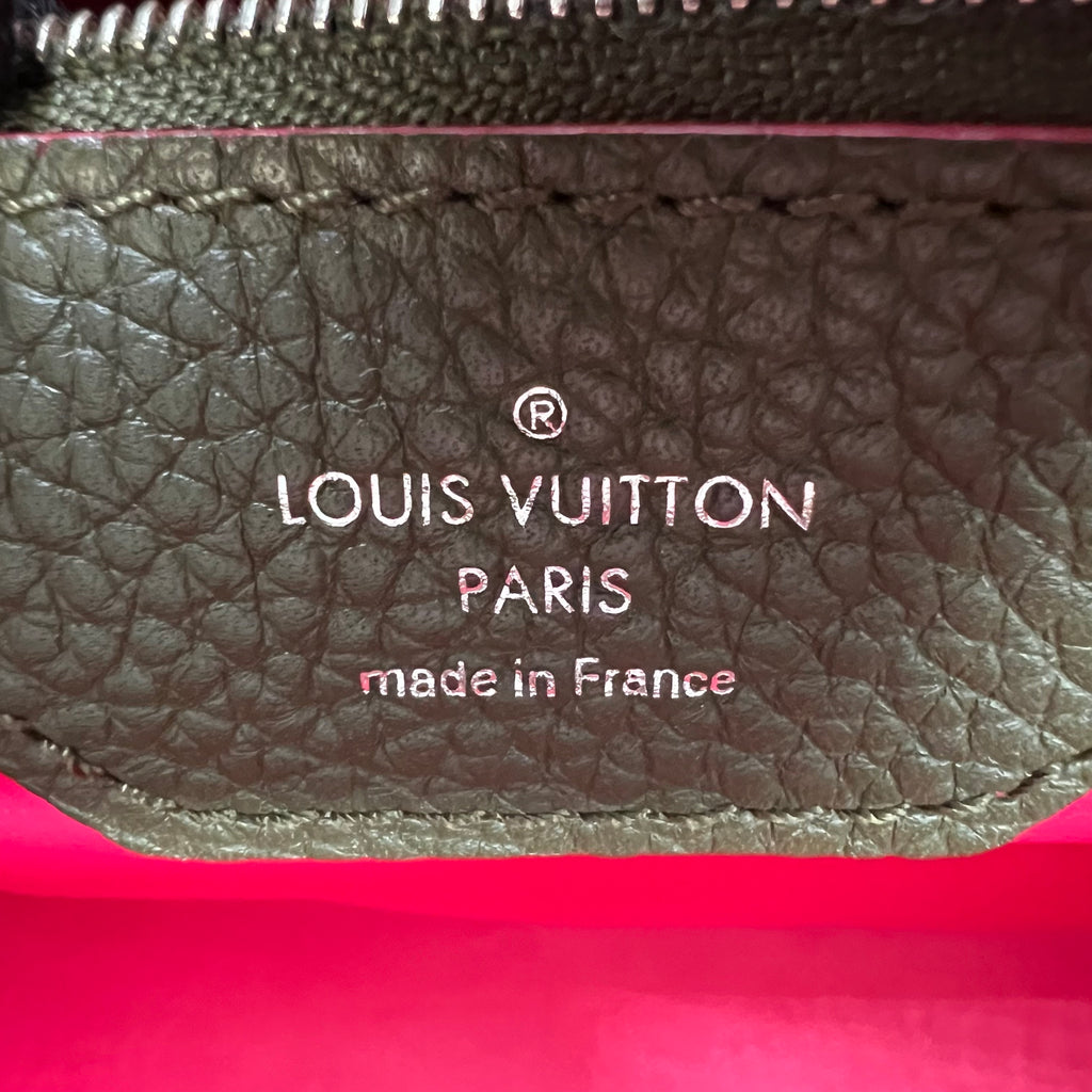 Capucines Khaki Leather