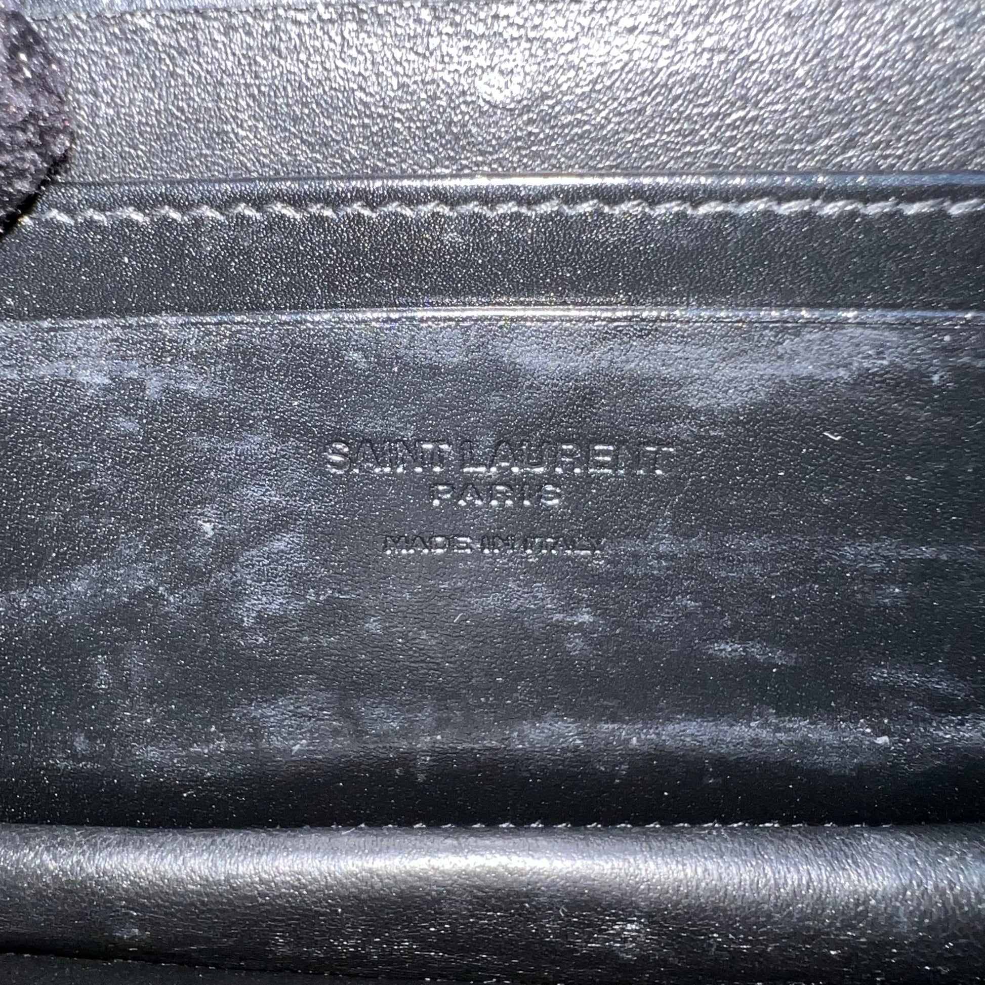 Saint Laurent "Sunset" Smooth Leather Chain Wallet B22869