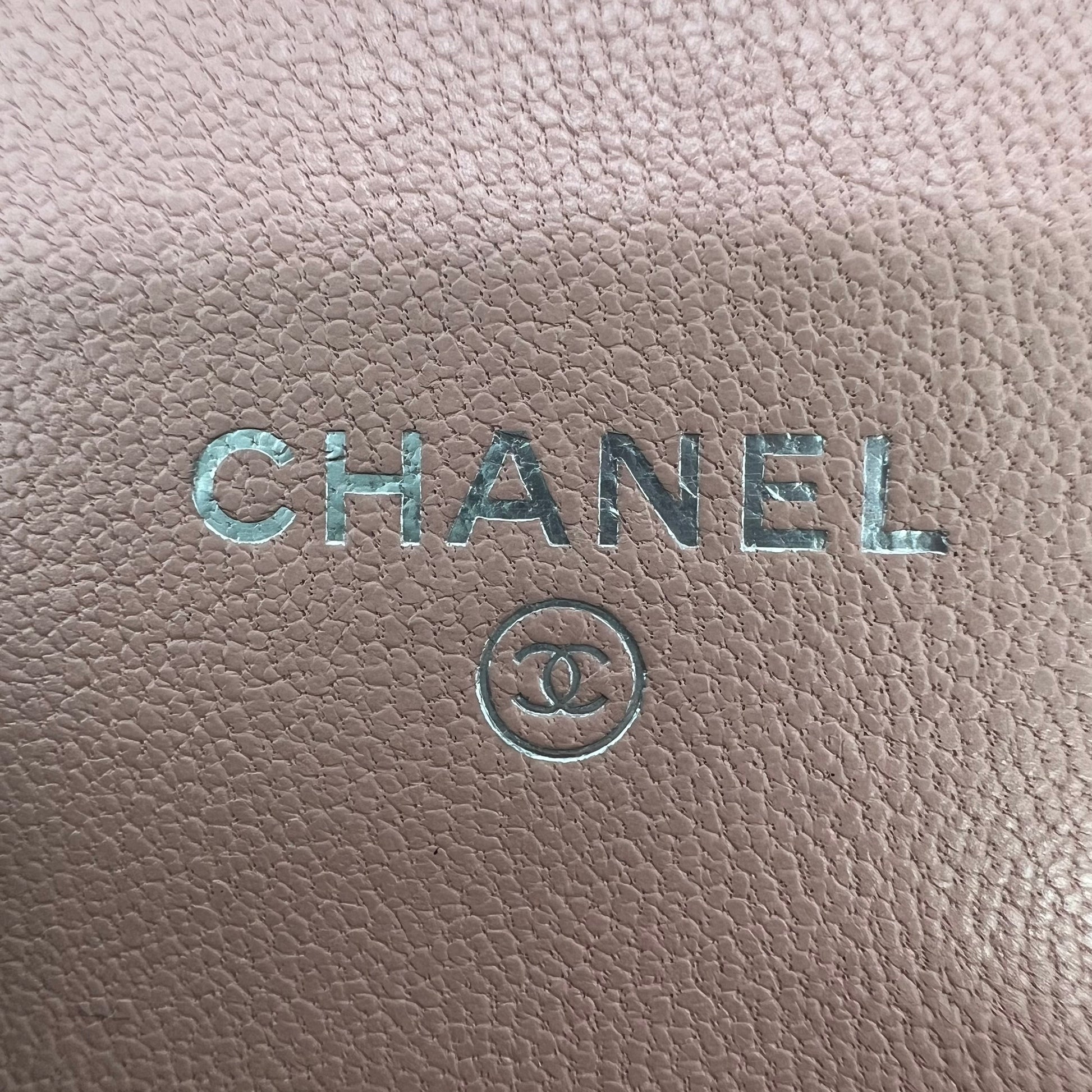 Chanel Caviar Chevron Rainbow CC Small Flap Wallet W22242