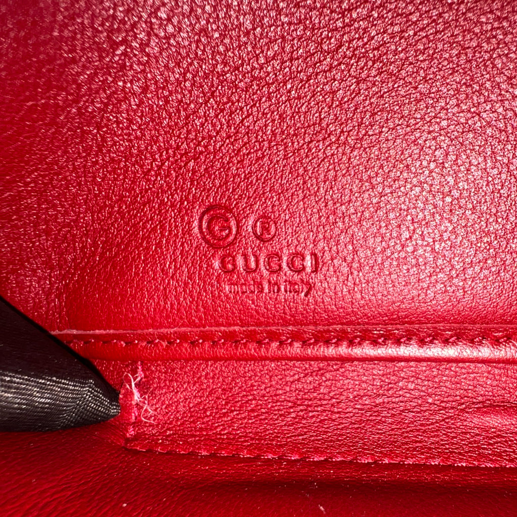 Gucci Microguccissima Zip Around Leather Long Wallet W22275