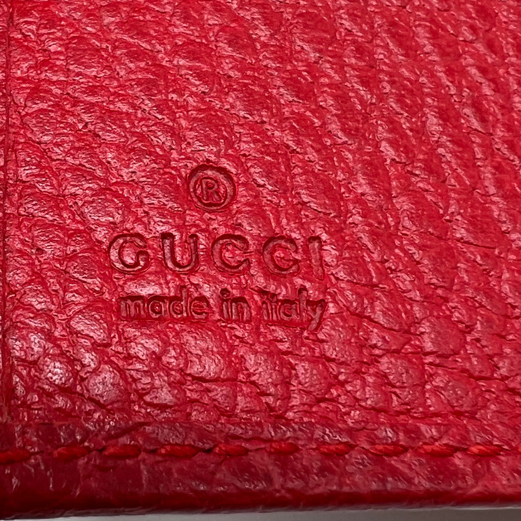 Gucci Swing Leather Train Pass Card Case W22309