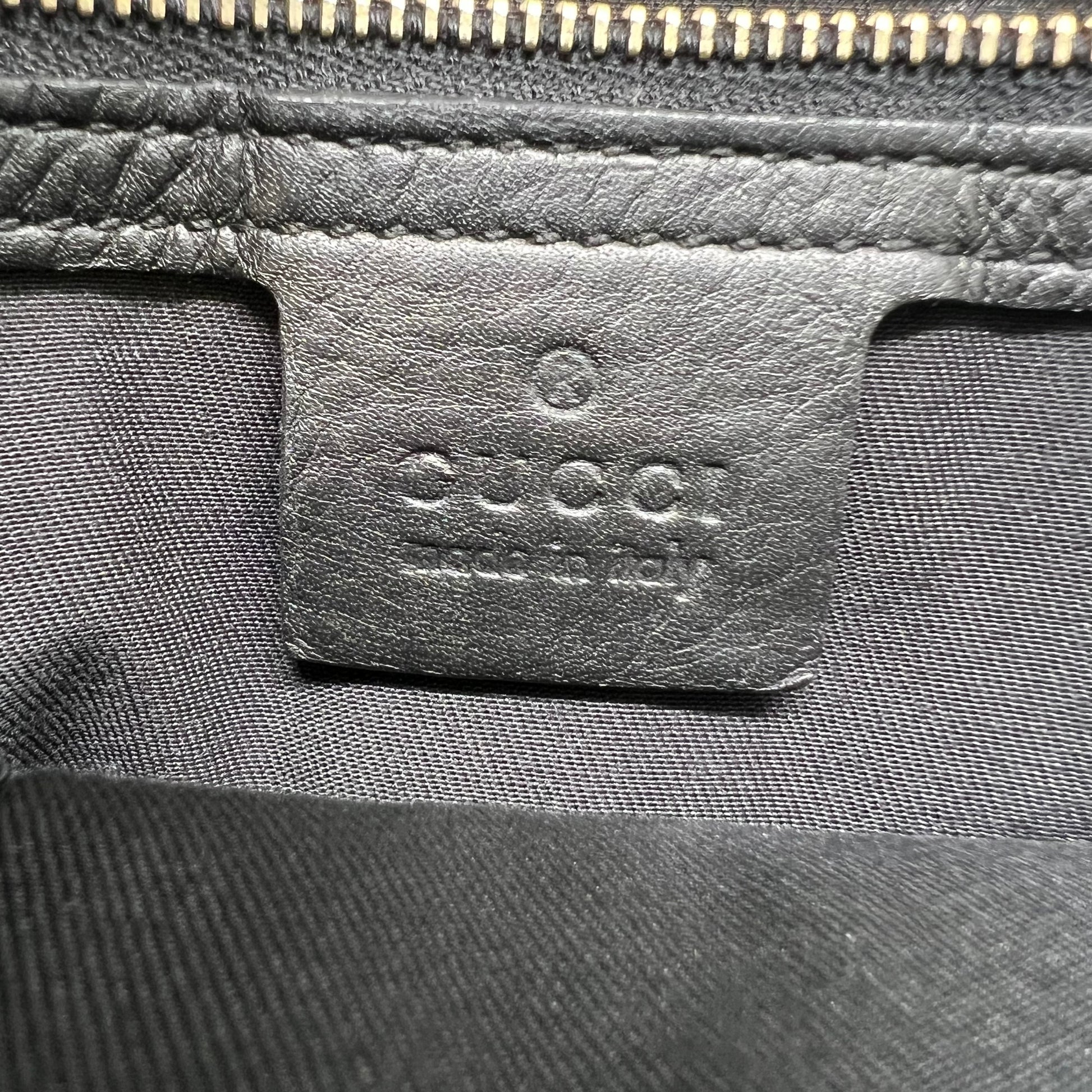 Gucci Sabrina Ruffled Leather Satchel Bag B21353