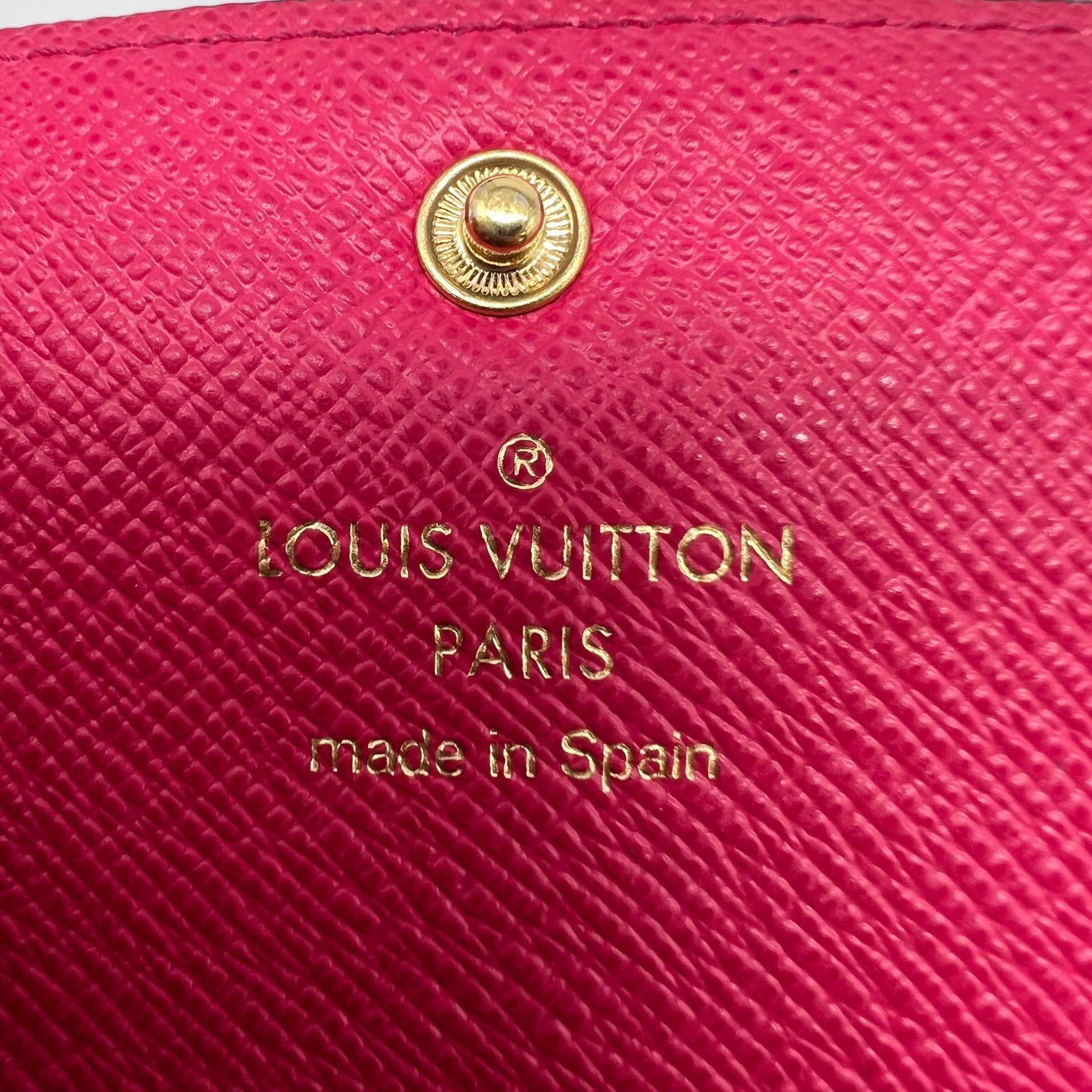 Monogram Emilie Wallet Fuchsia W22135