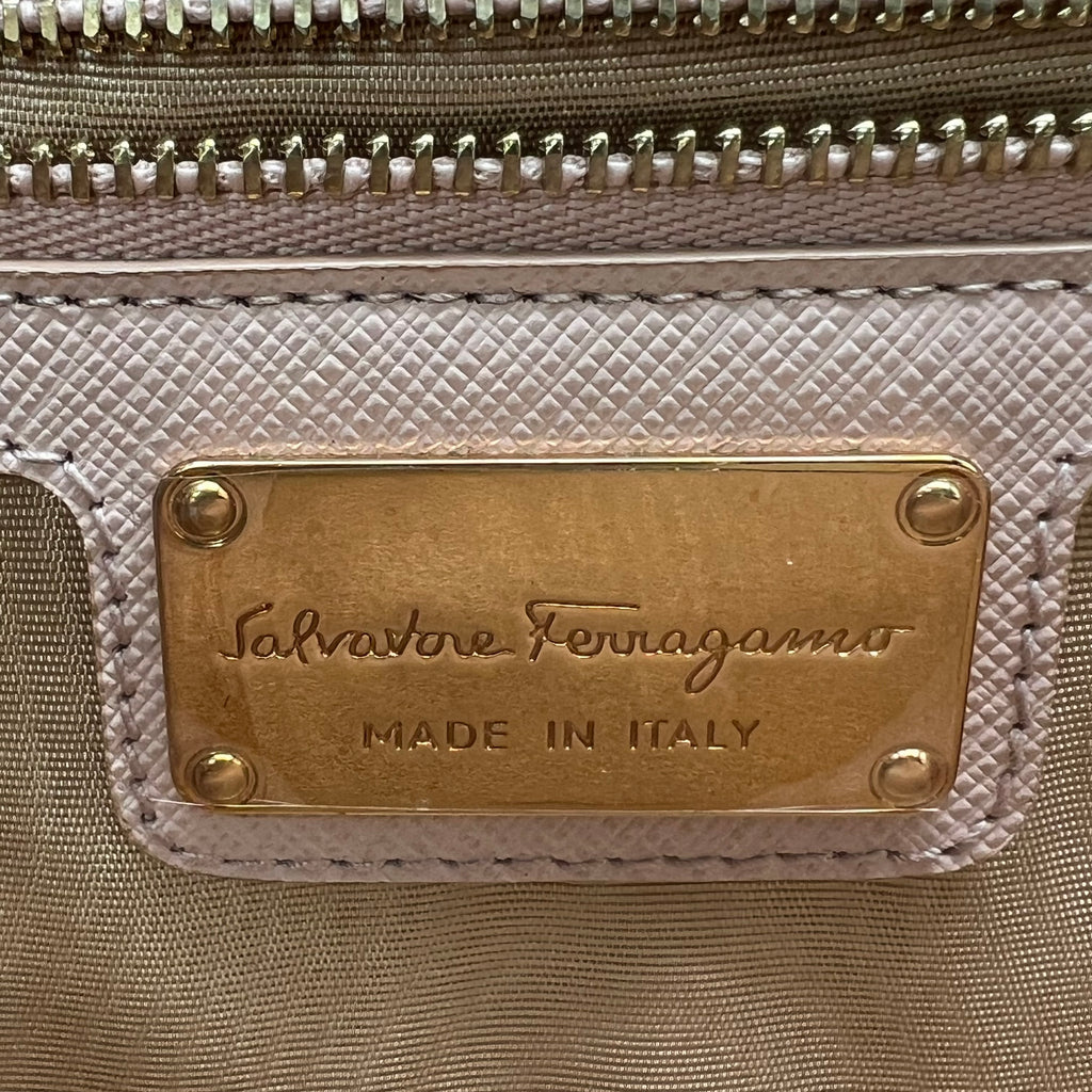 Salvatore Ferragamo Ginny Saffiano Leather Shoulder Bag B22895