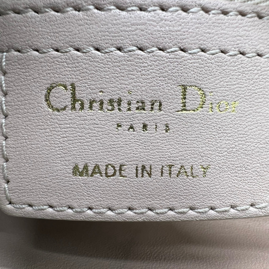 Christian Dior Large Lady Dior Bag in Powder Pink Cannage Lambskin B22469