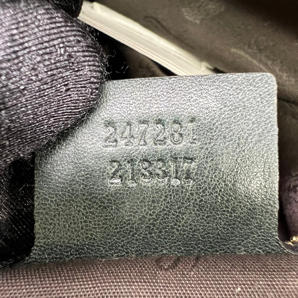 Gucci Medium GG Canvas Charm Satchel B22815