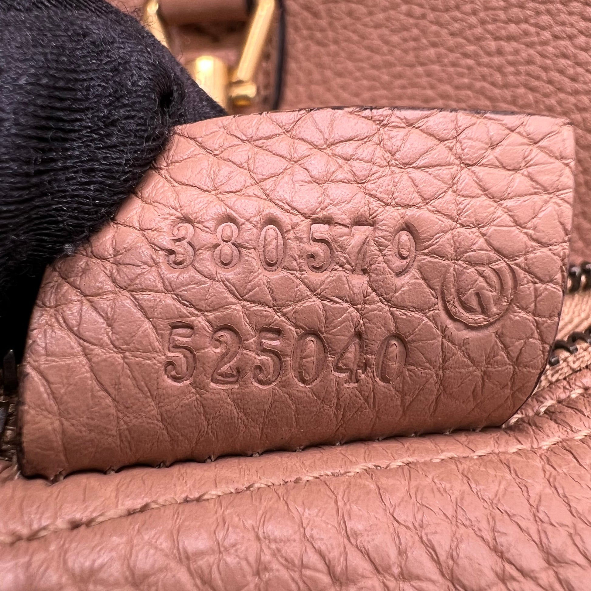 Gucci Neutrel beige Soft Leather Jackie Bucket Bag B22673