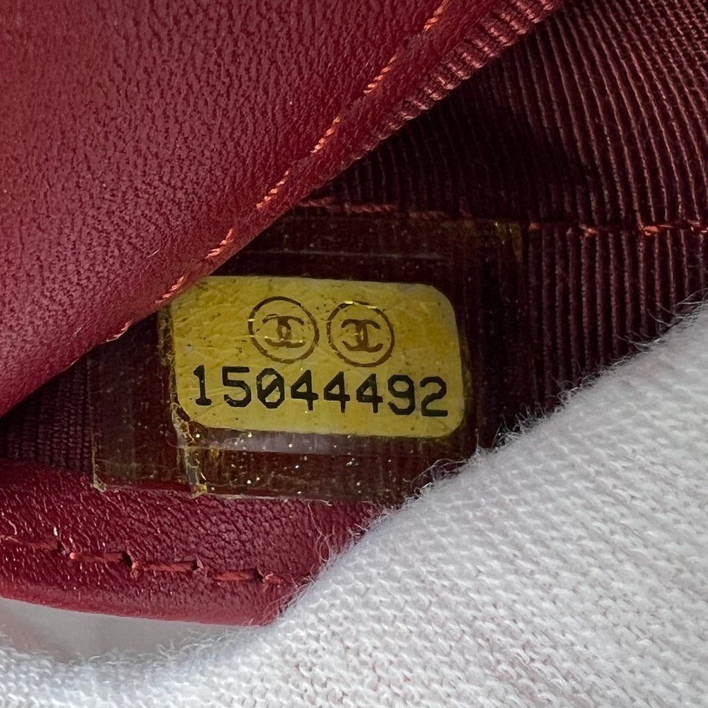 Chanel Classic French Wallet Quilted Red Caviar Silver Hardware W22228