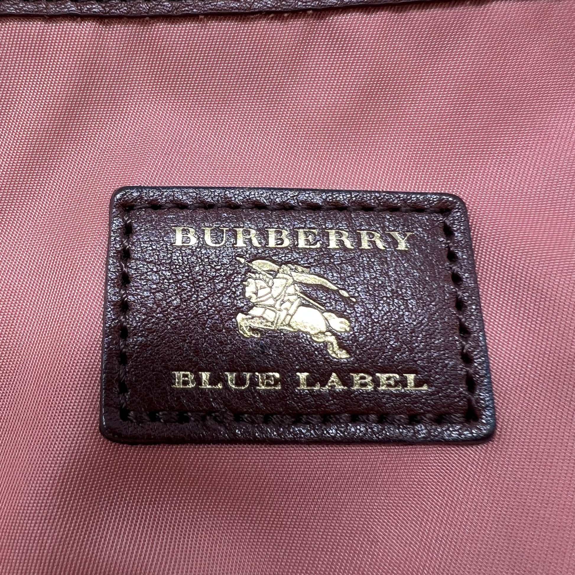 Burberry Blue Label Studded Nylon Hobo Shoulder Bag B22945