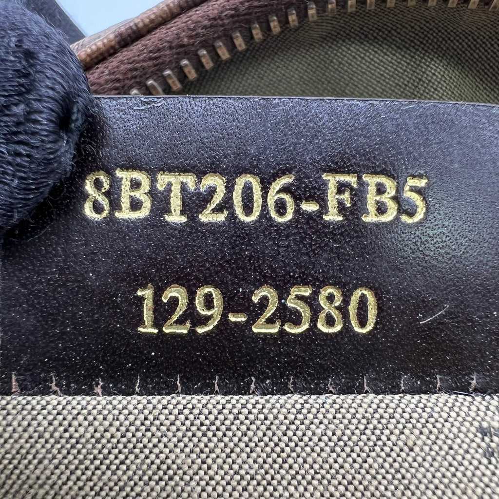 Fendi Zucchino Coated Canvas Shoulder Bag B22872